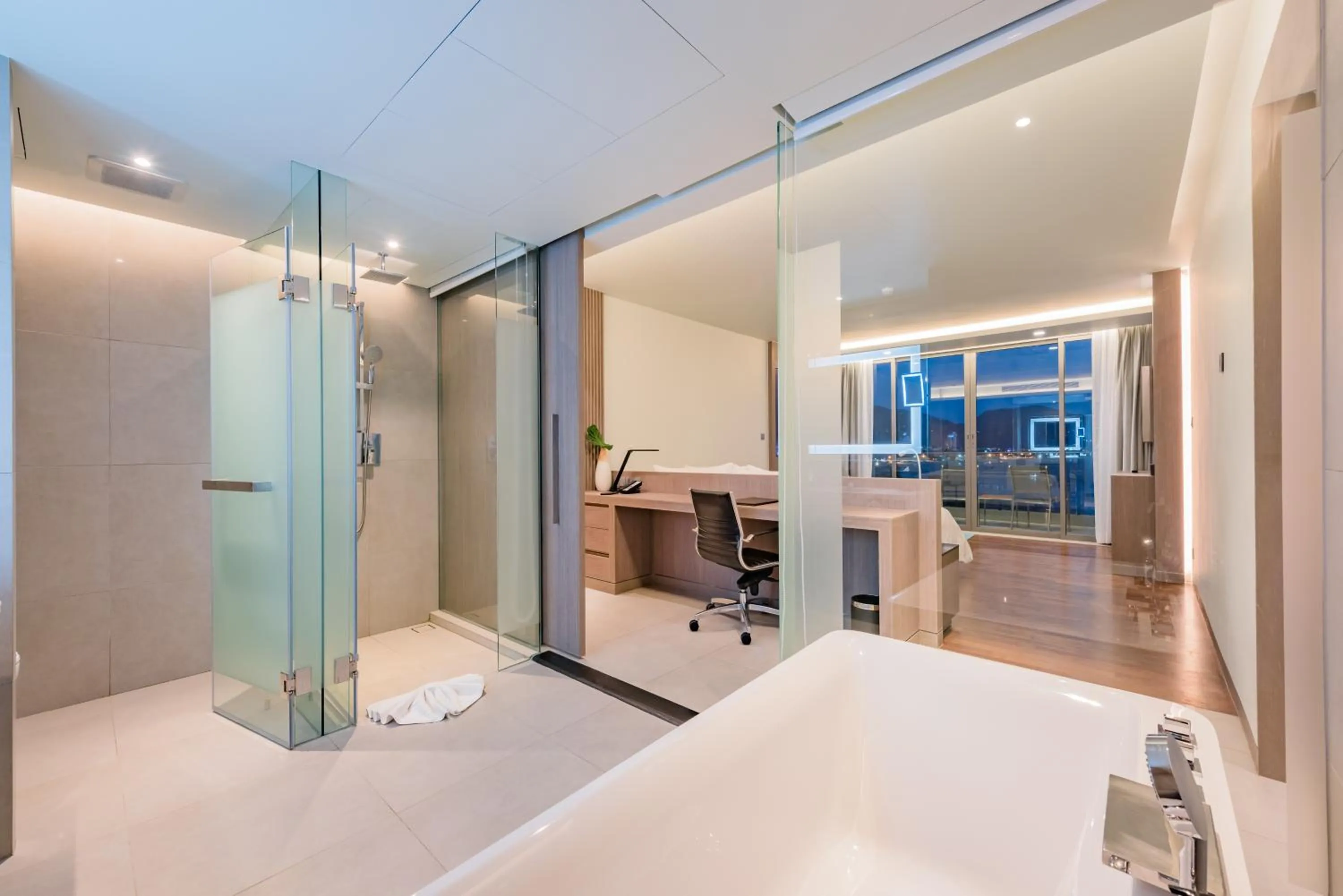 Bathroom in Oceanfront Beach Resort