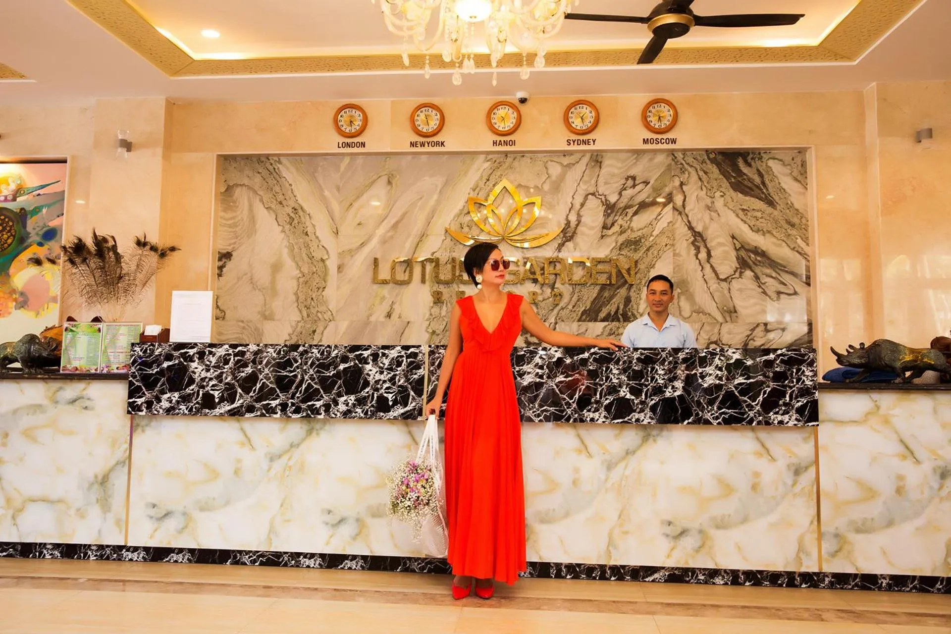 Lobby or reception in Lotus Garden Muine Resort & Spa