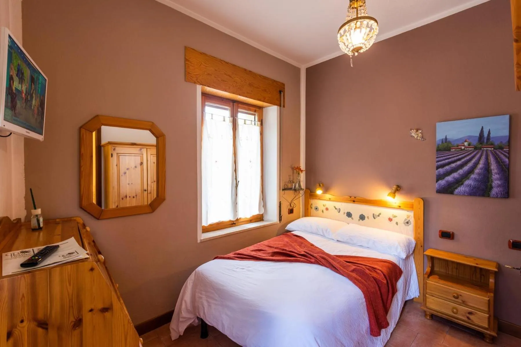 Bed in Hotel Firenze