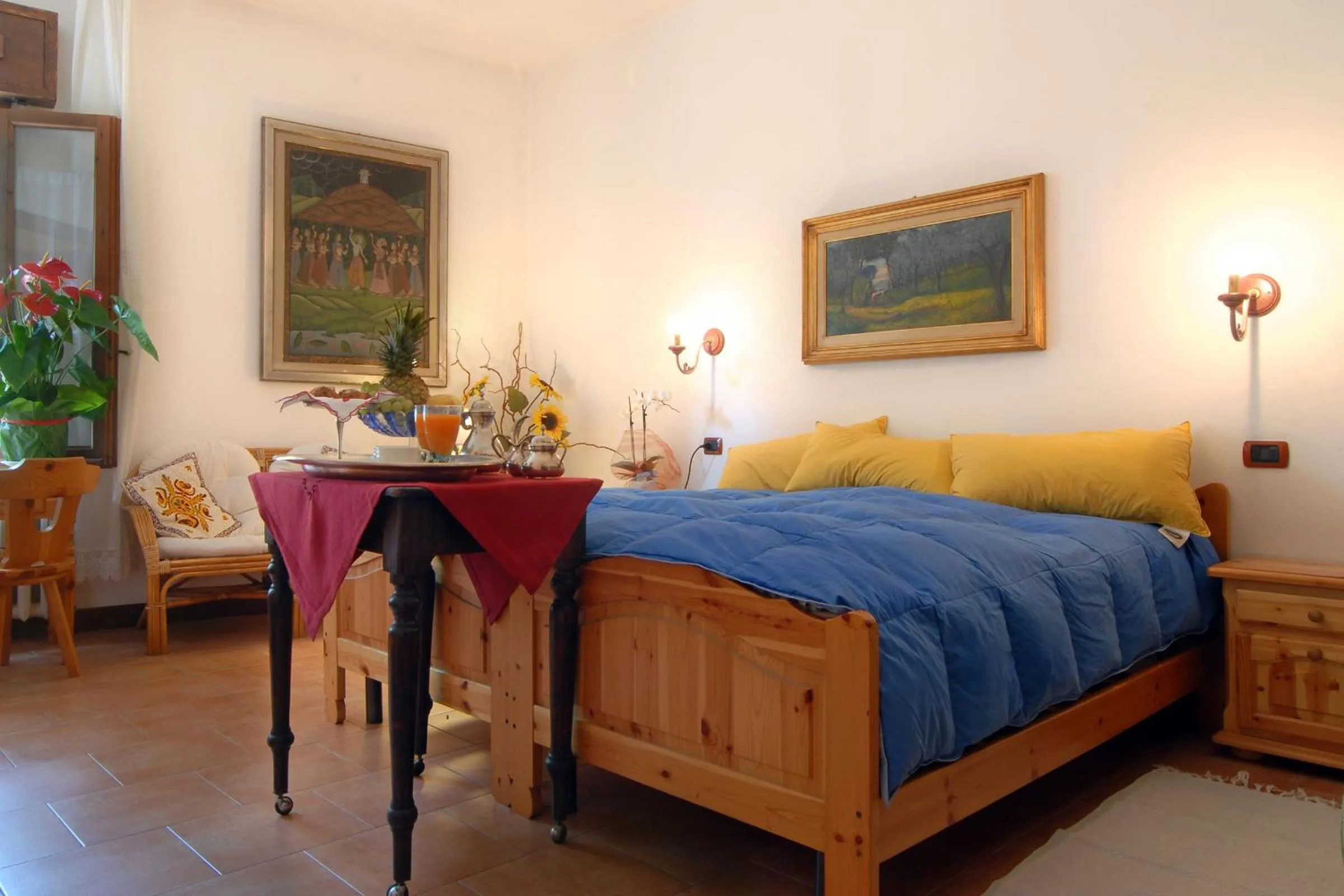 Bed in Hotel Firenze