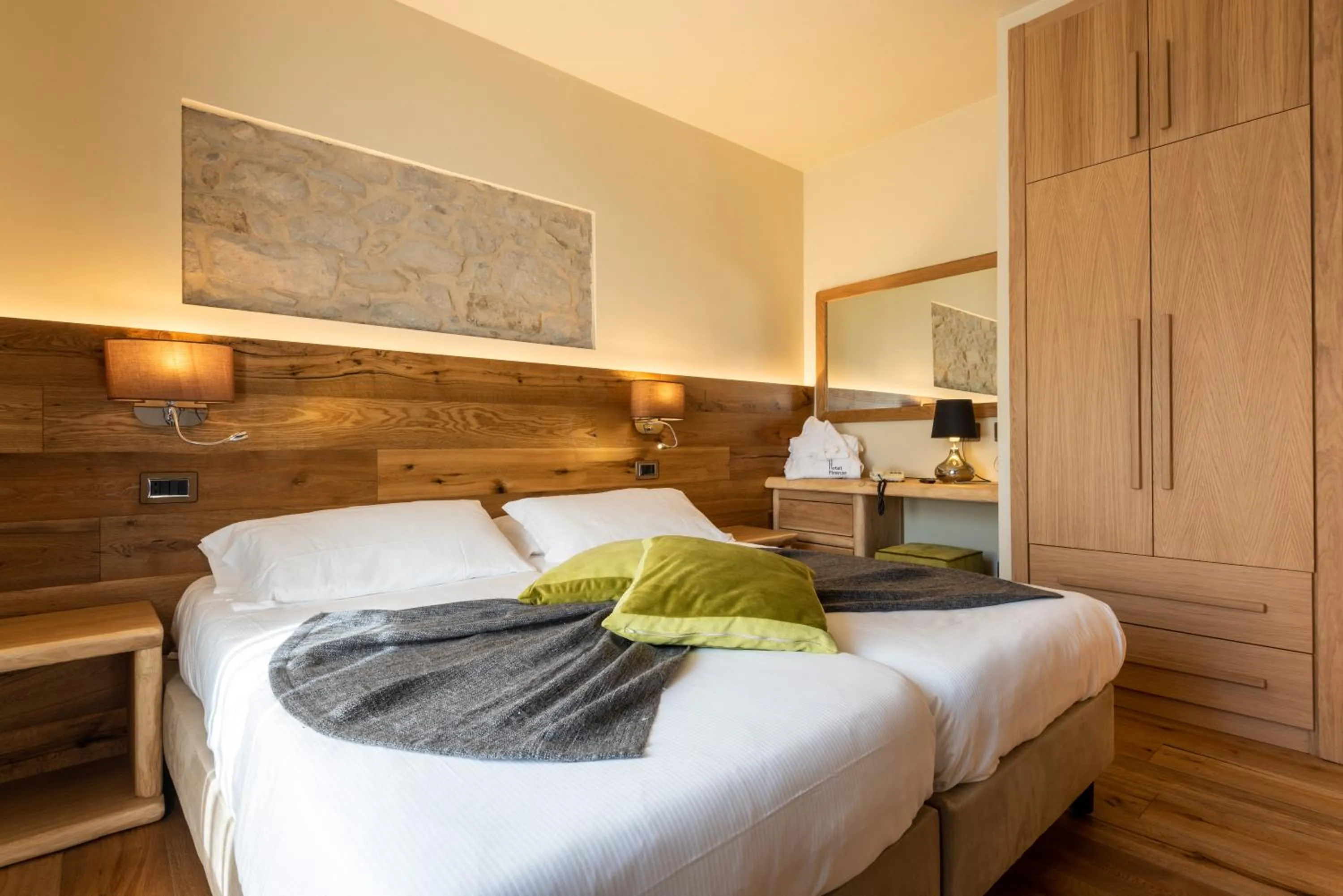 Bed in Hotel Firenze