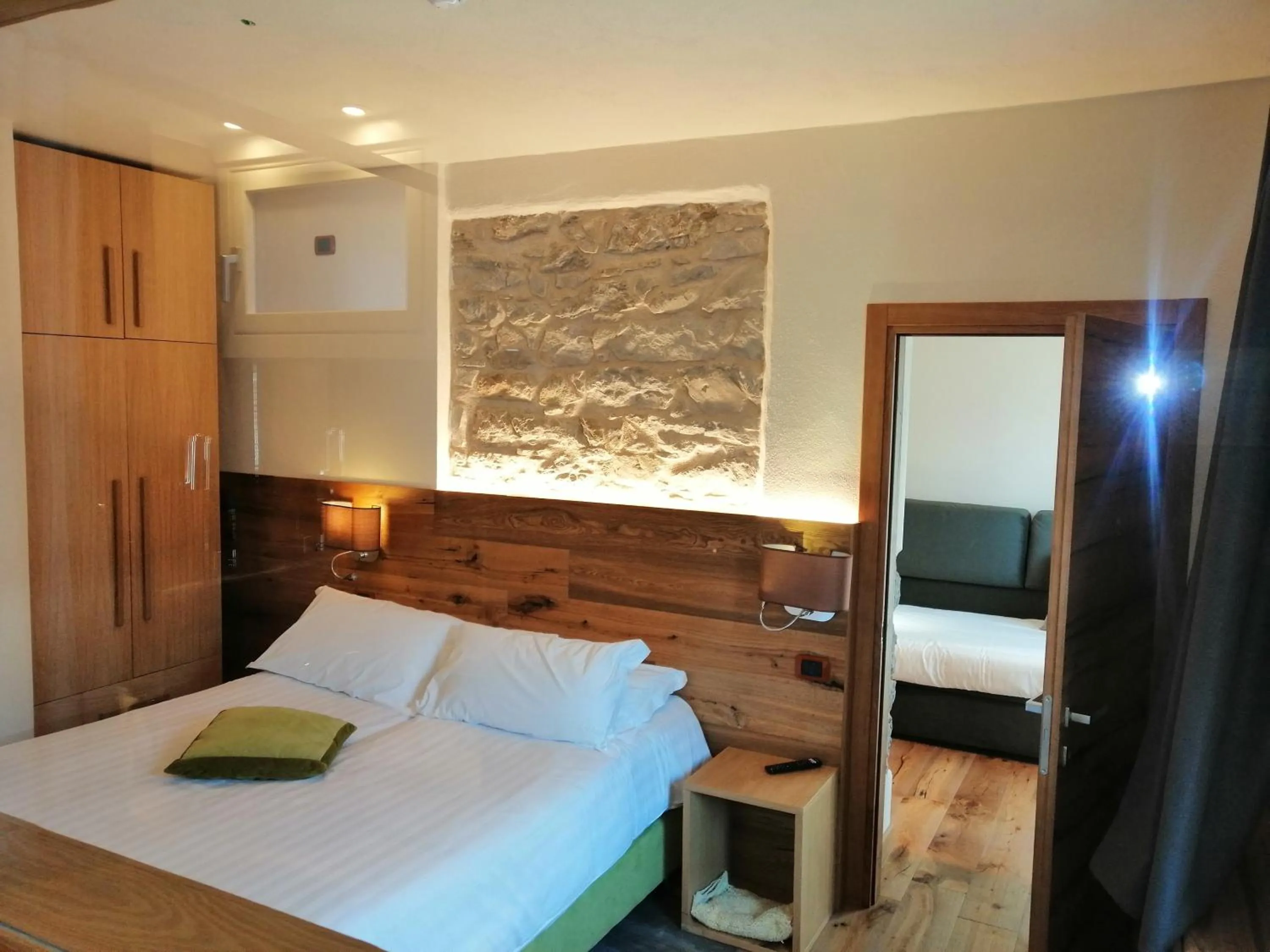 Bed in Hotel Firenze