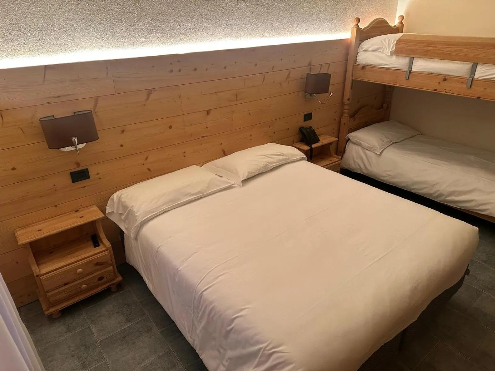 Bed in Hotel Firenze