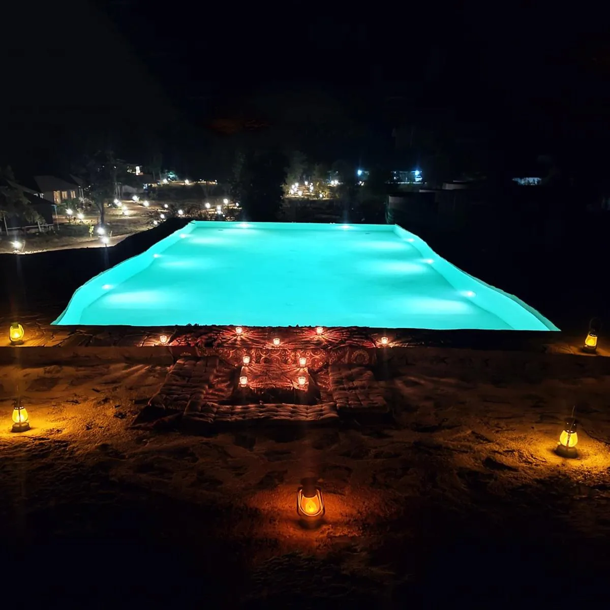 Swimming pool in Thour Nature Resorts - Jawai Leopard Safari Camp