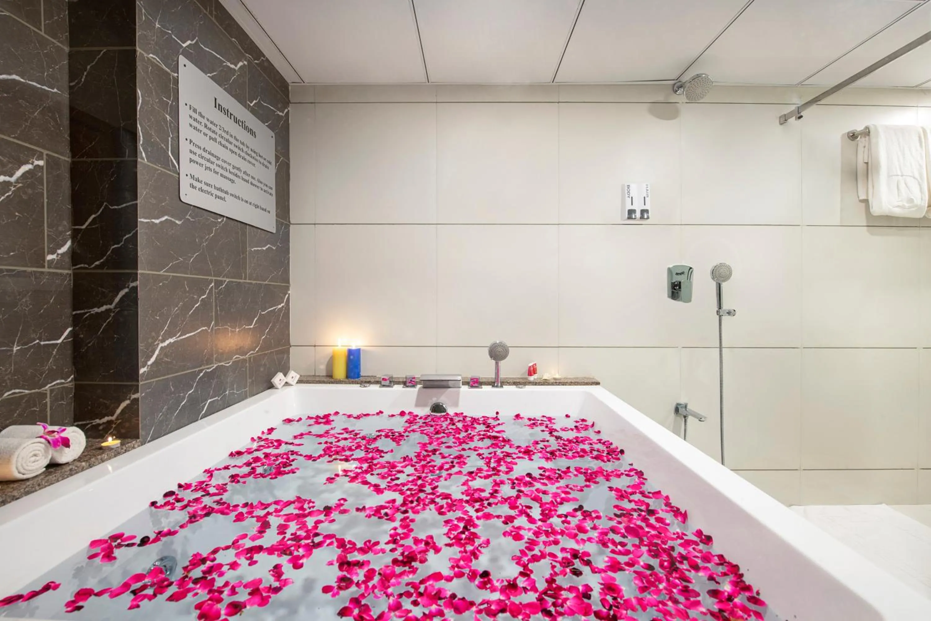 Bath in SK Lords Inn Ahmedabad