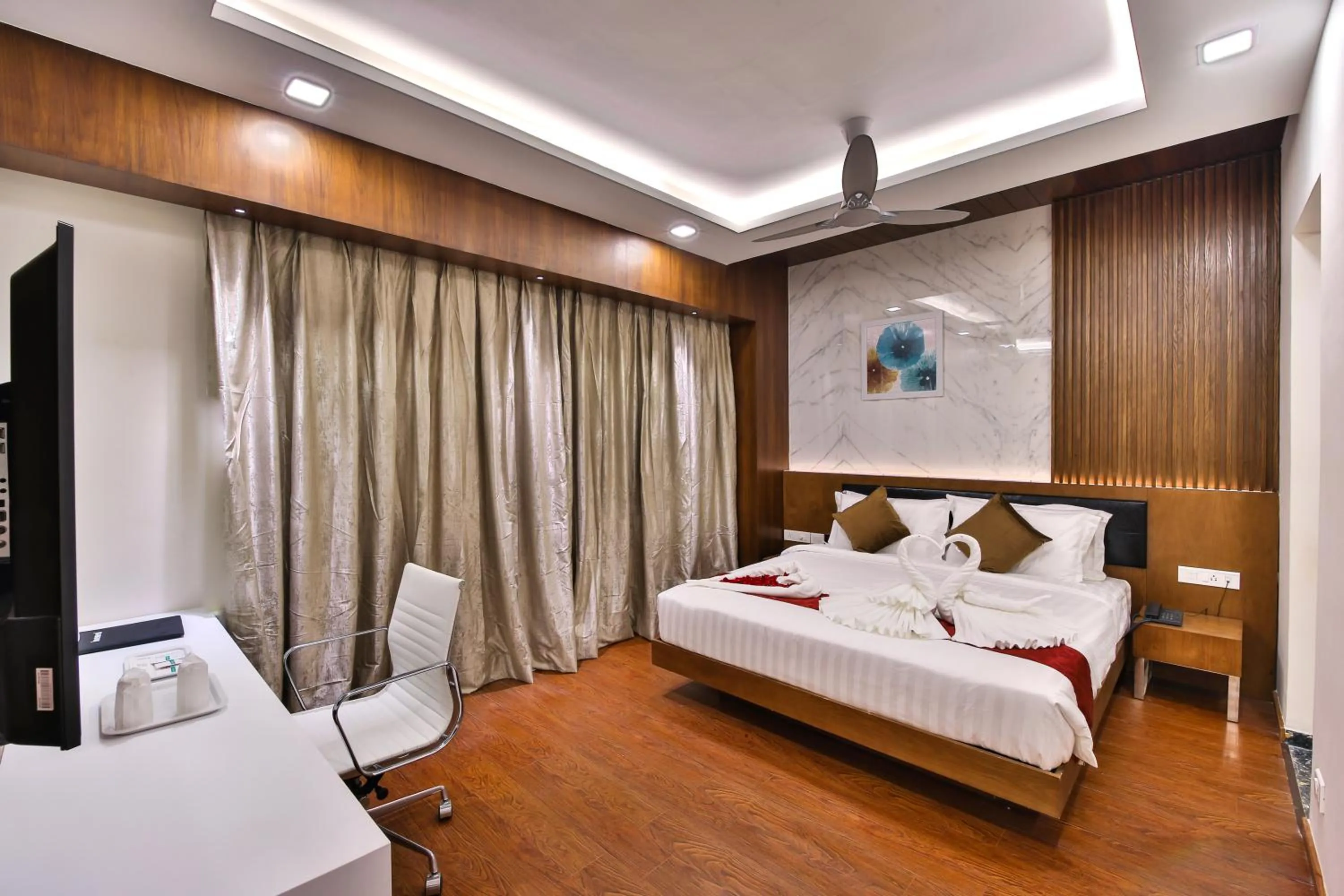 Bed in The Royal Grand