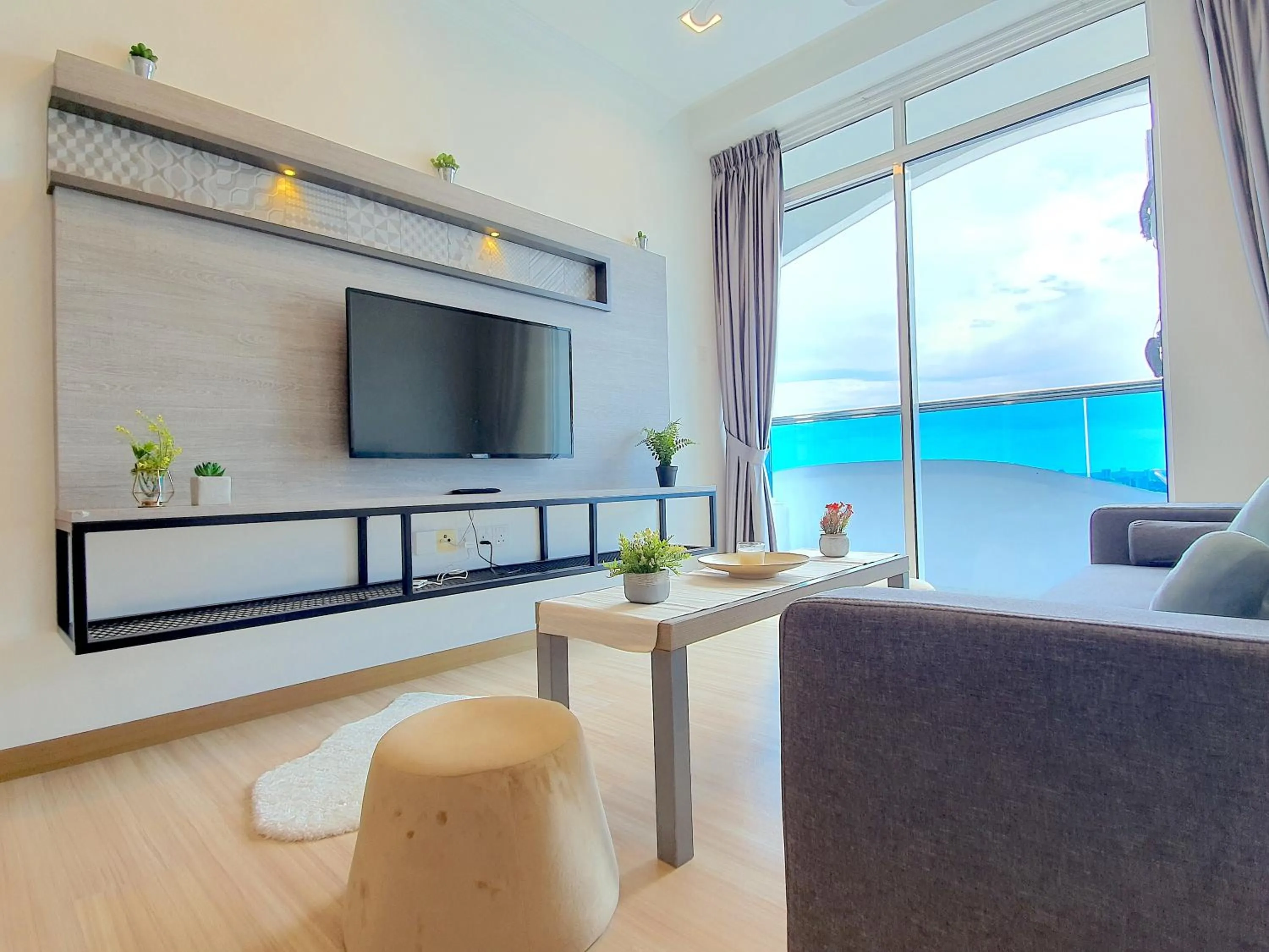 Living room in The Wave Suites Melaka