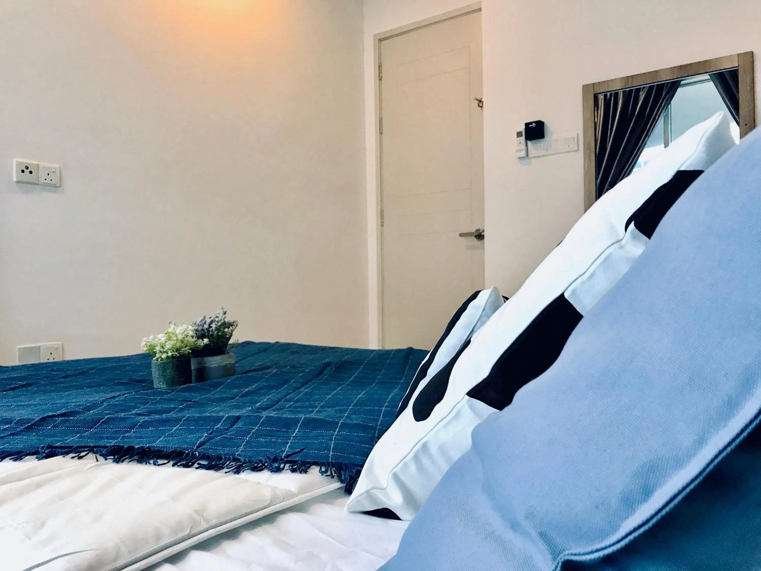 Bed in The Wave Suites Melaka