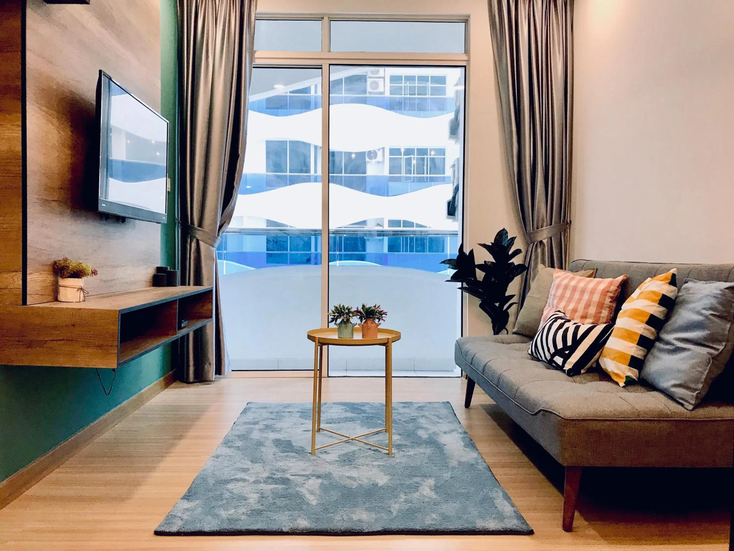 Living room in The Wave Suites Melaka