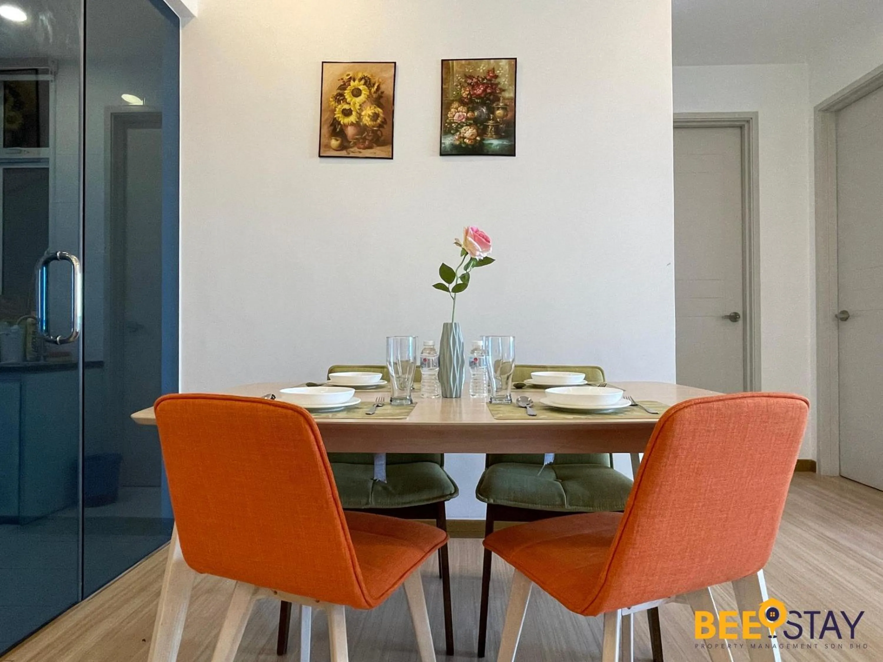 Dining area in The Wave Suites Melaka