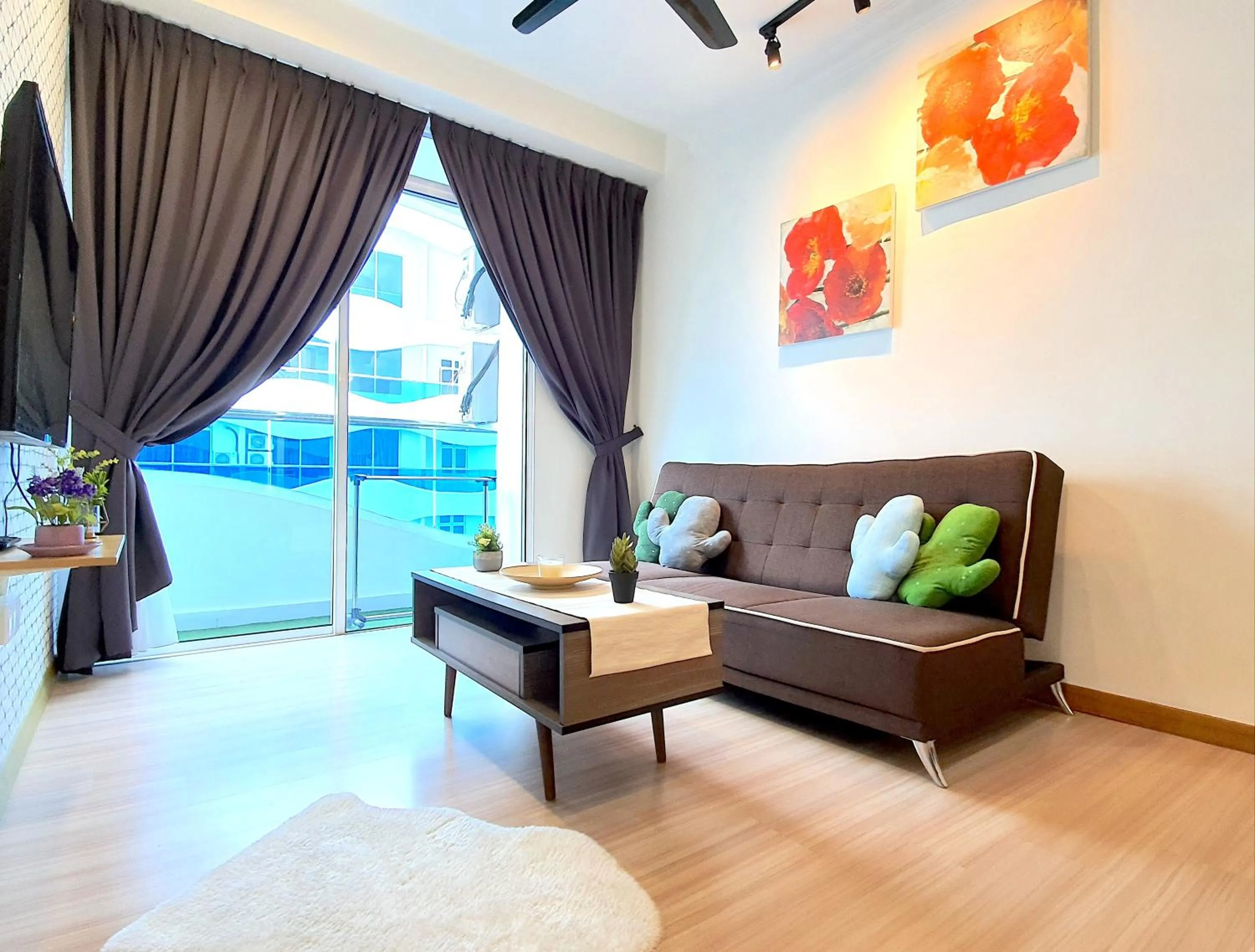 Living room in The Wave Suites Melaka