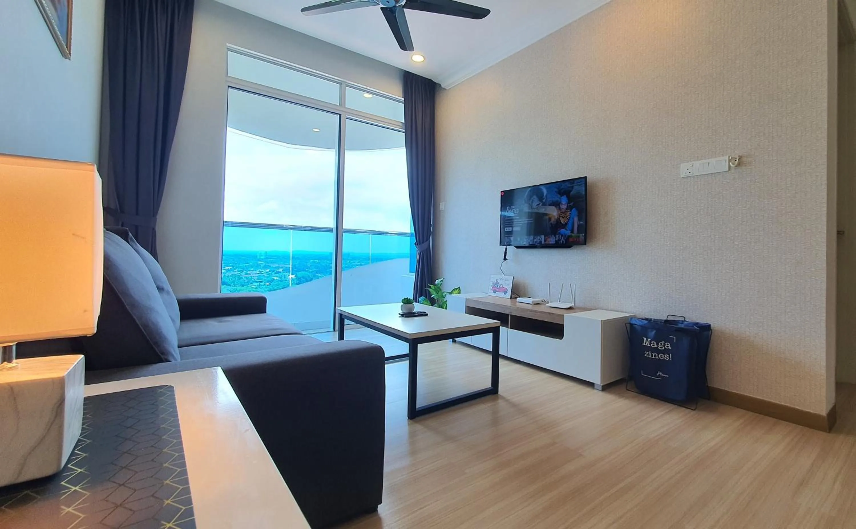 Living room in The Wave Suites Melaka