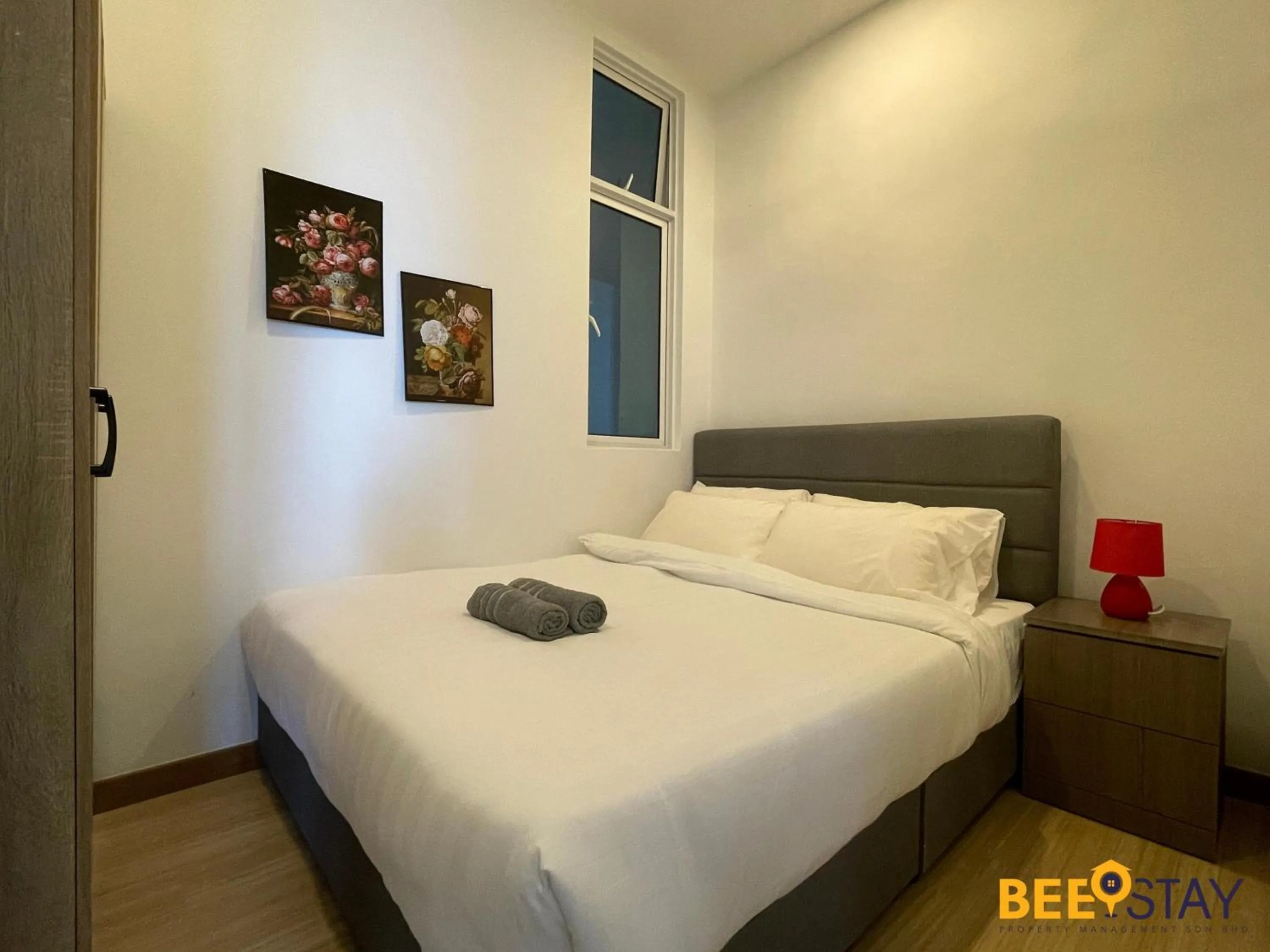 Bed in The Wave Suites Melaka