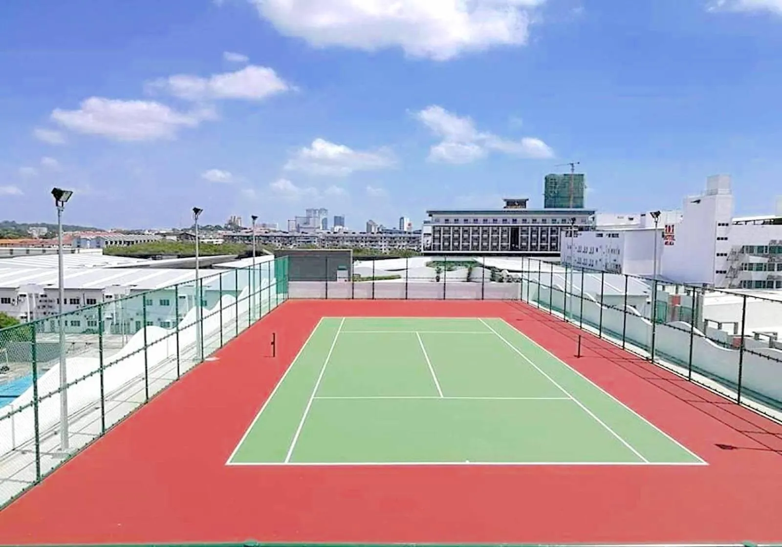 Tennis court in The Wave Suites Melaka