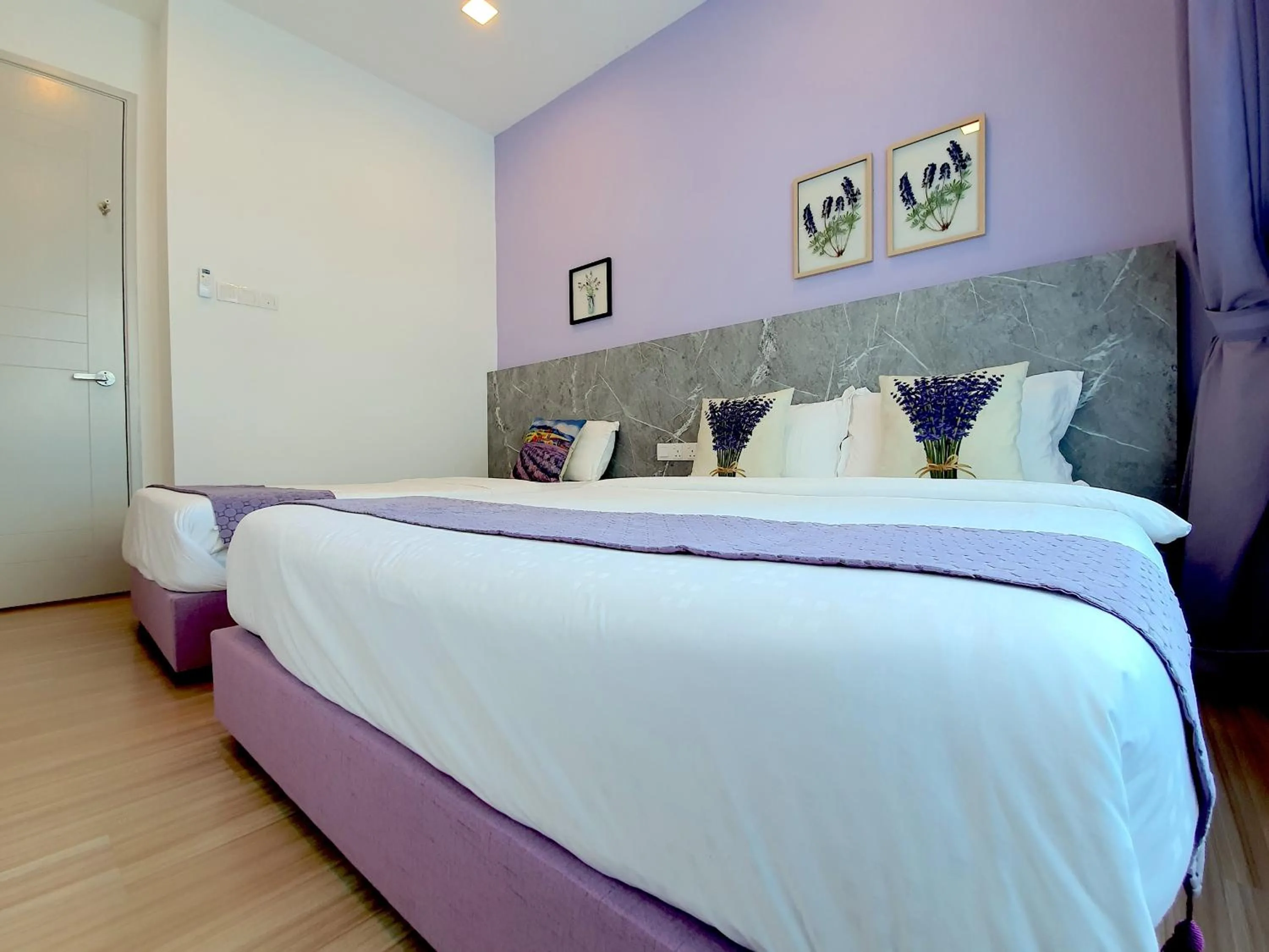 Bed in The Wave Suites Melaka