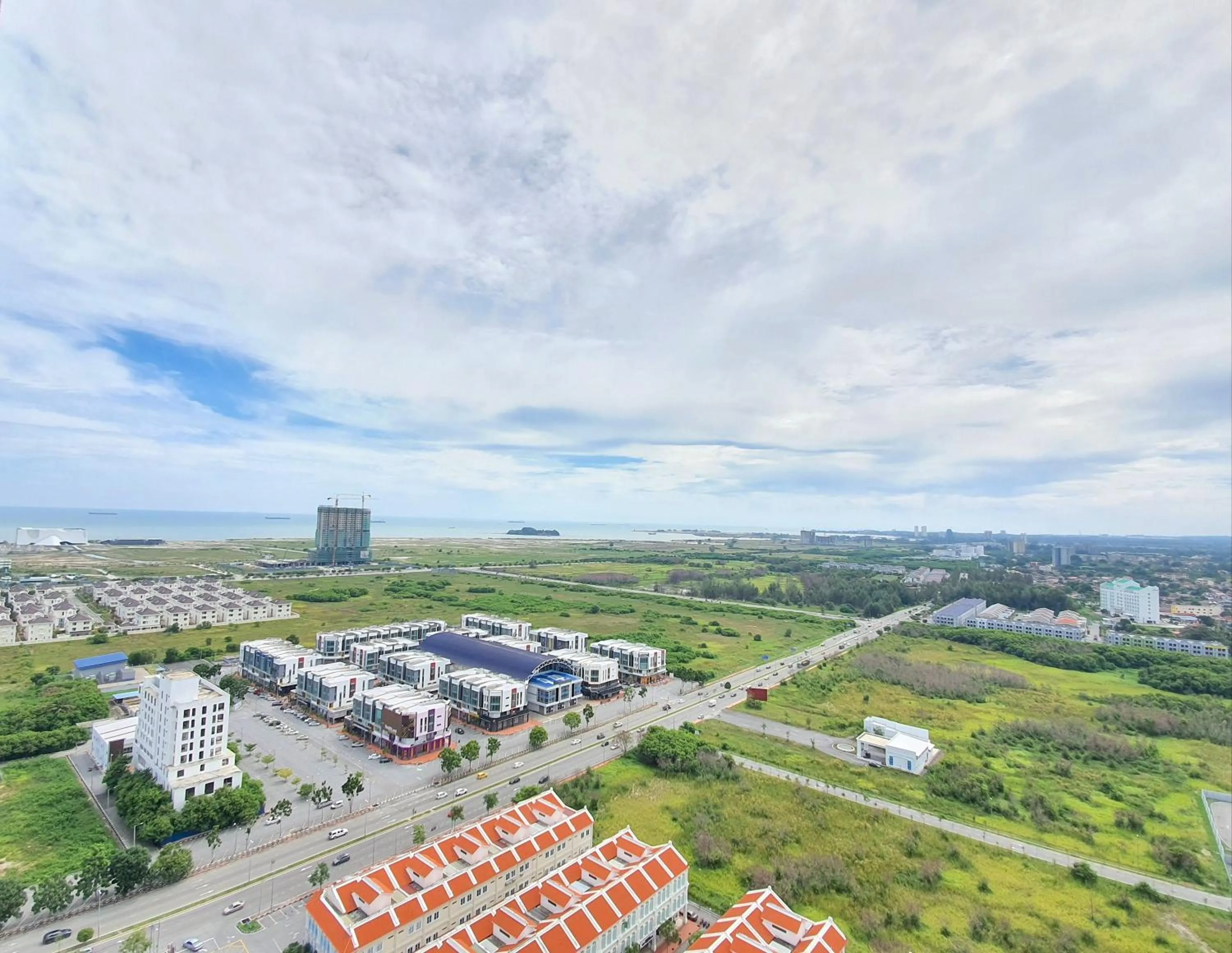 Sea view in The Wave Suites Melaka