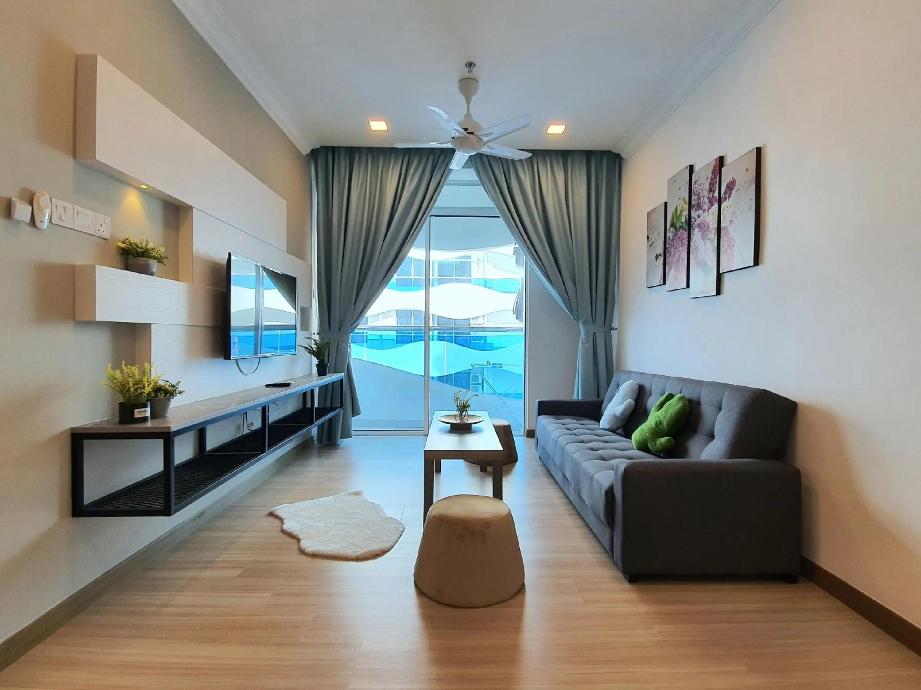 Living room in The Wave Suites Melaka
