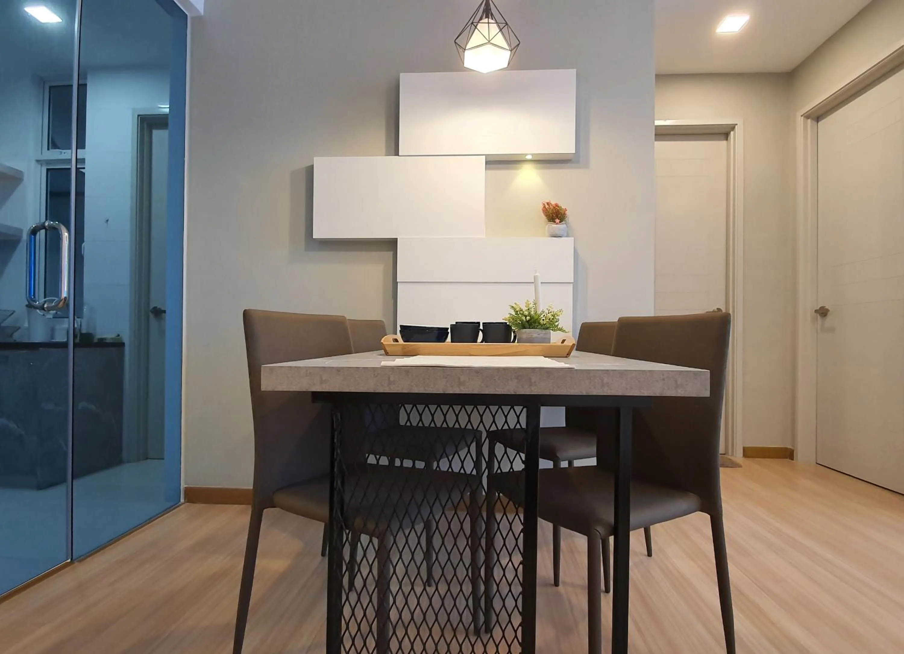 Dining area in The Wave Suites Melaka