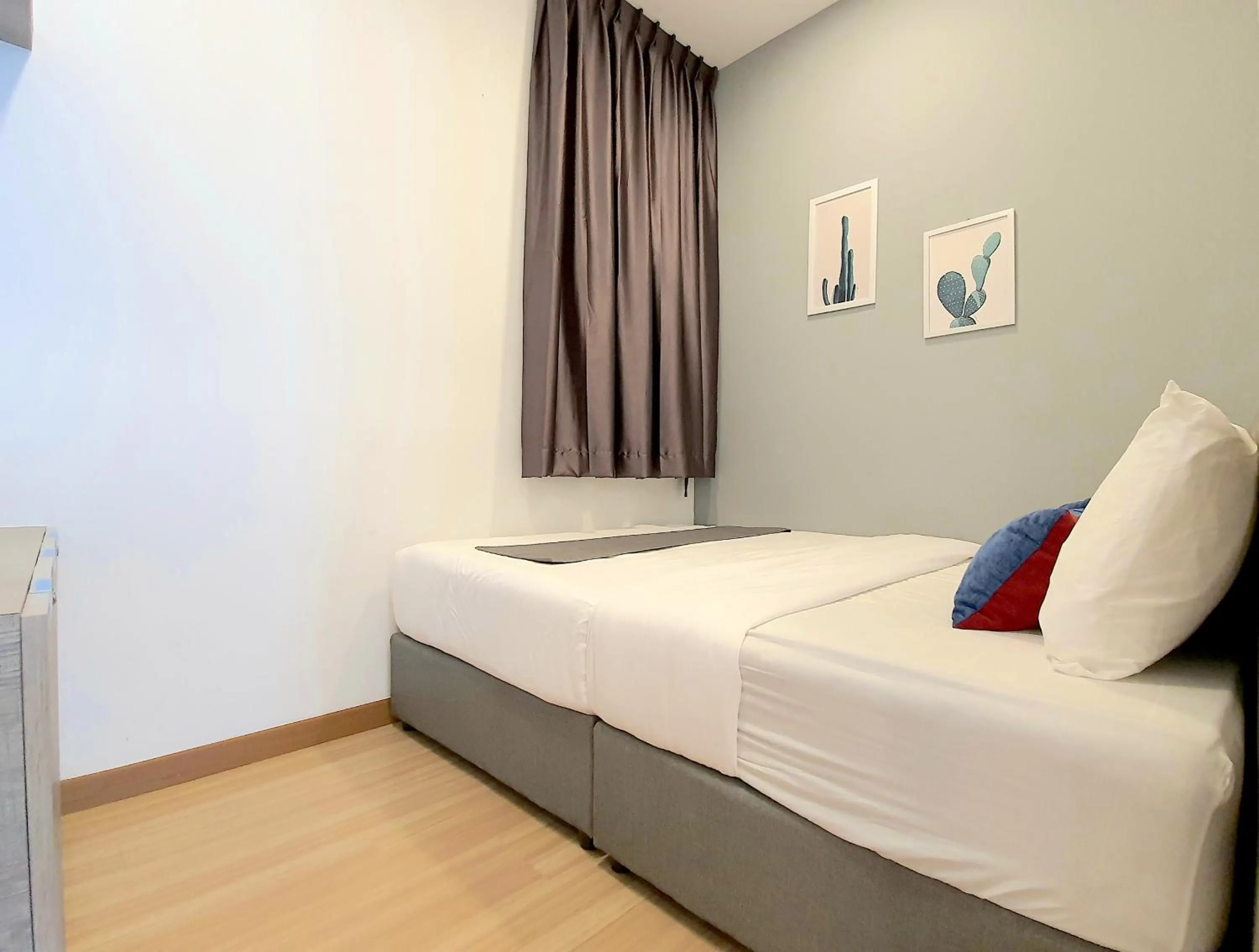 Bed in The Wave Suites Melaka