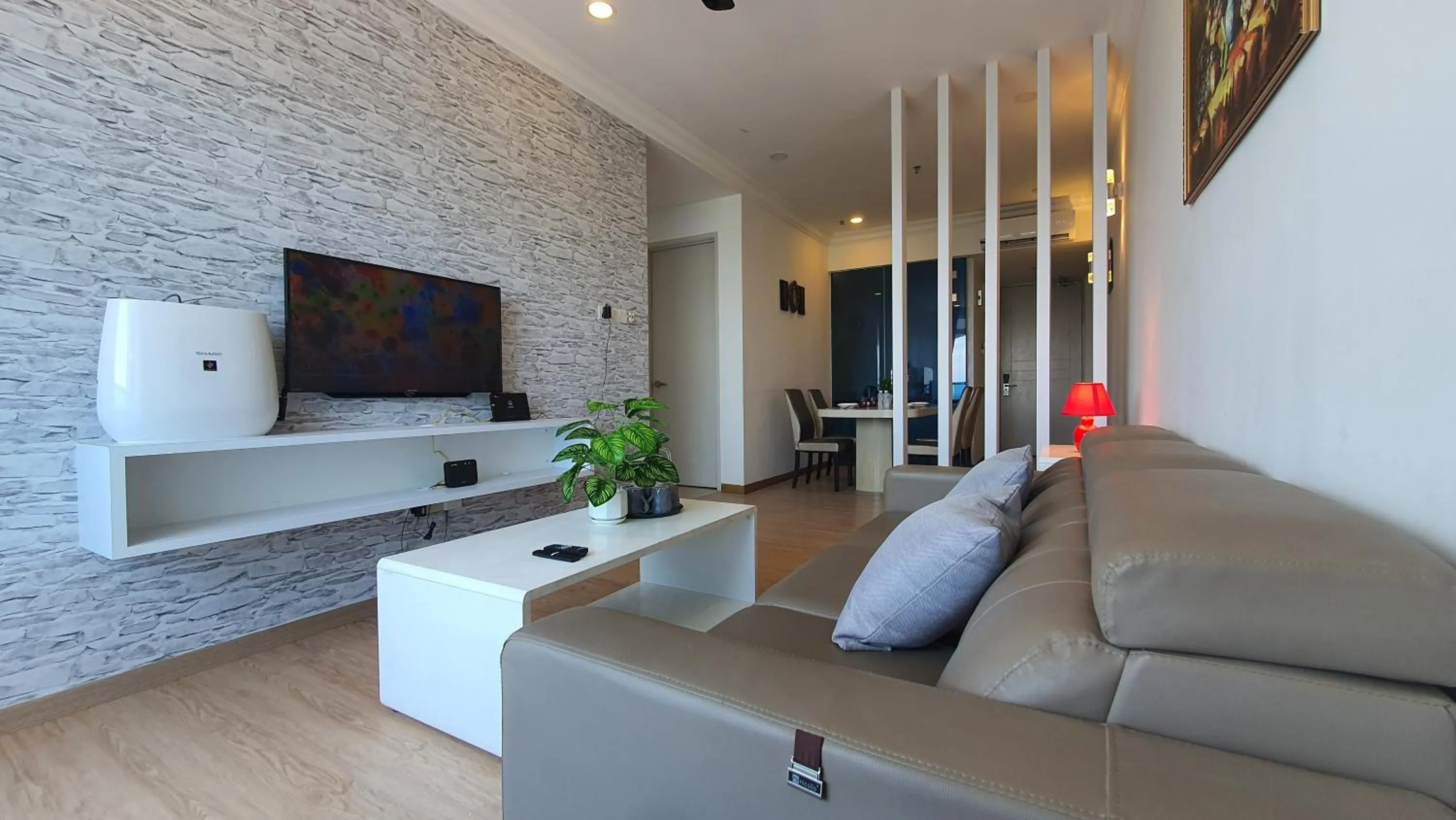 Living room in The Wave Suites Melaka