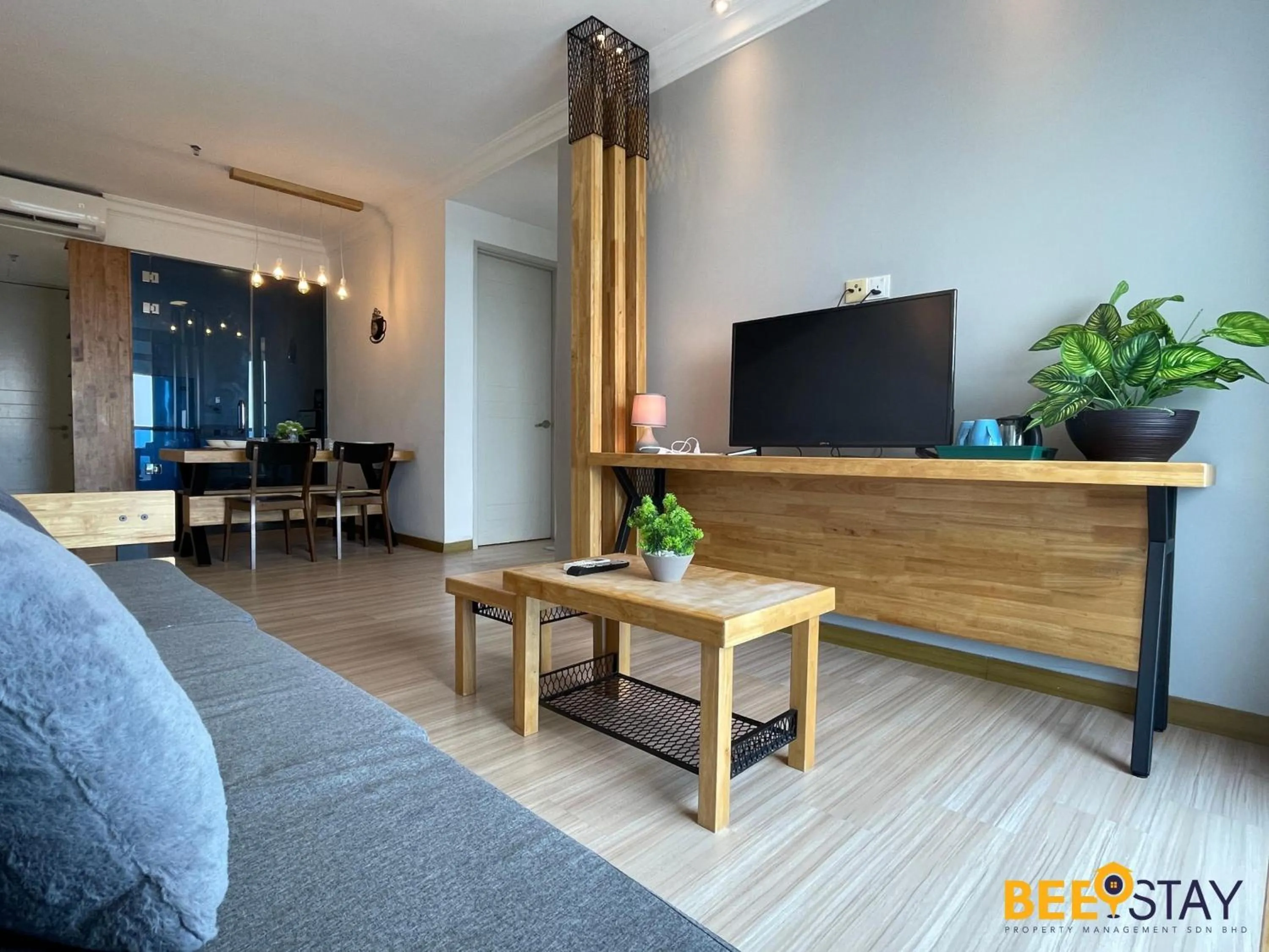 Living room in The Wave Suites Melaka