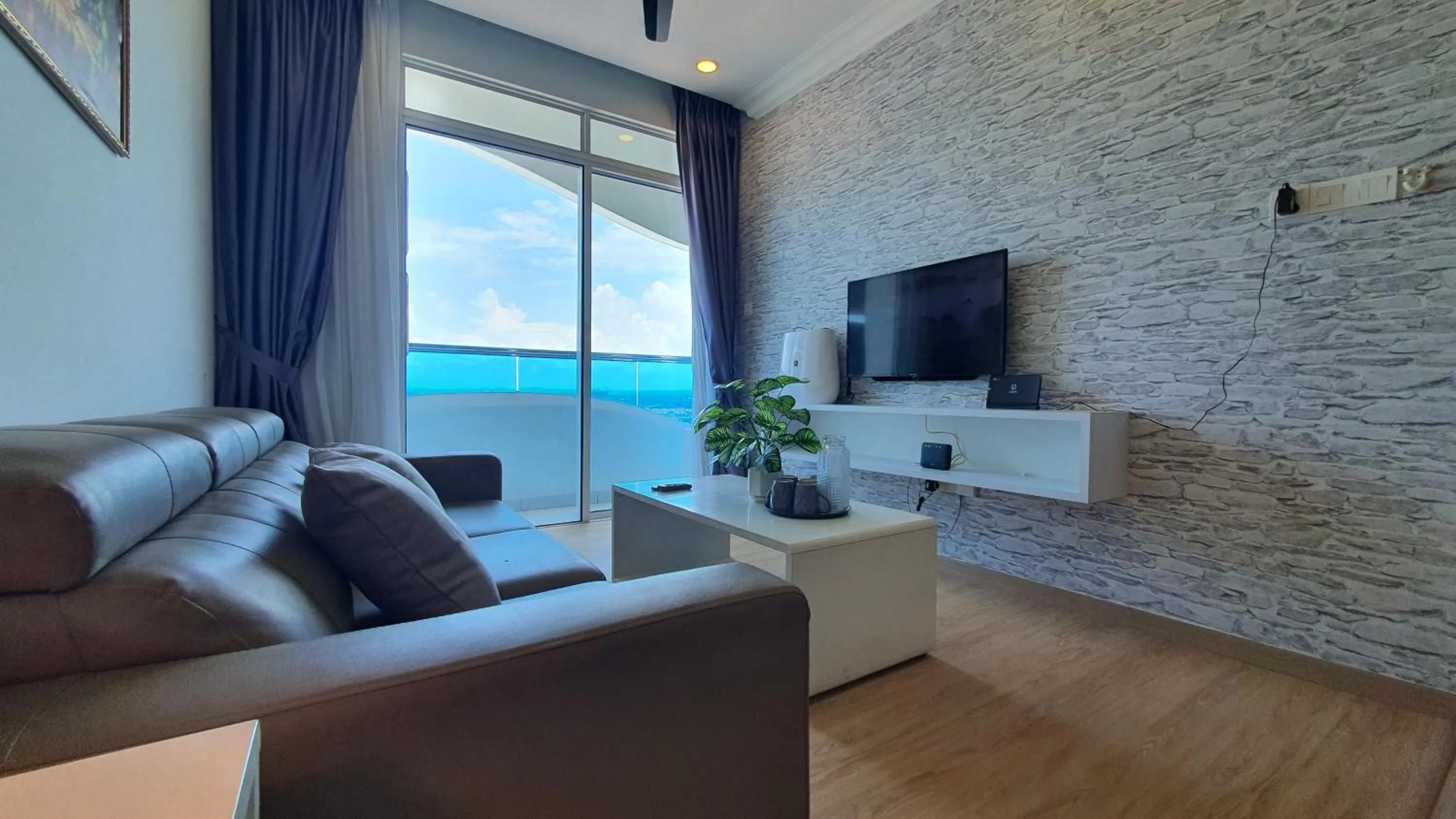 Living room in The Wave Suites Melaka