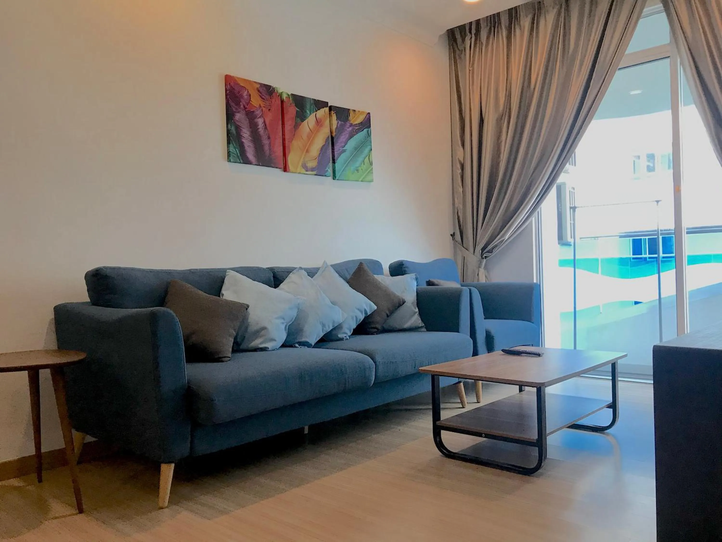 Living room in The Wave Suites Melaka
