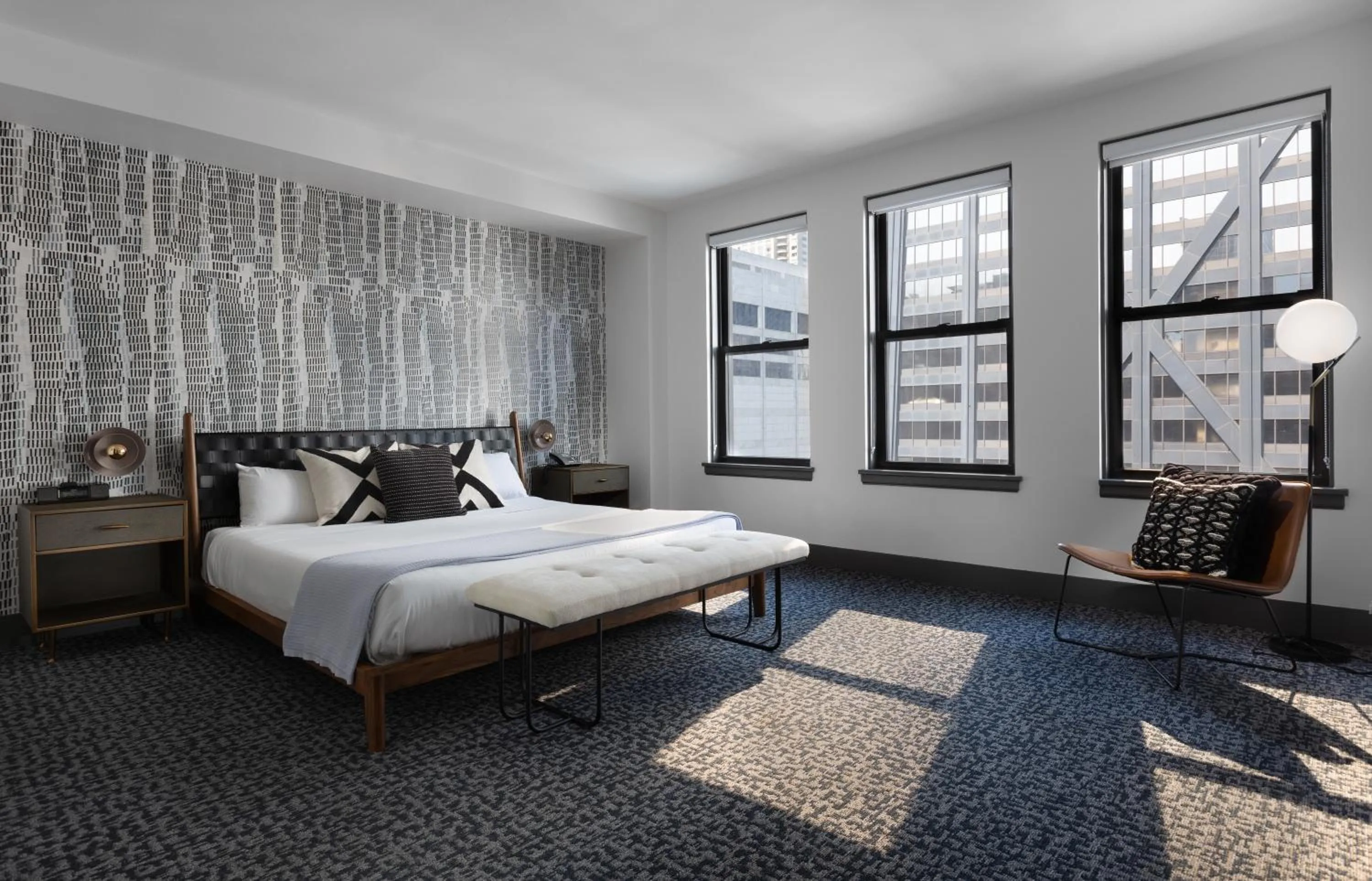 Bed in Raffaello Hotel