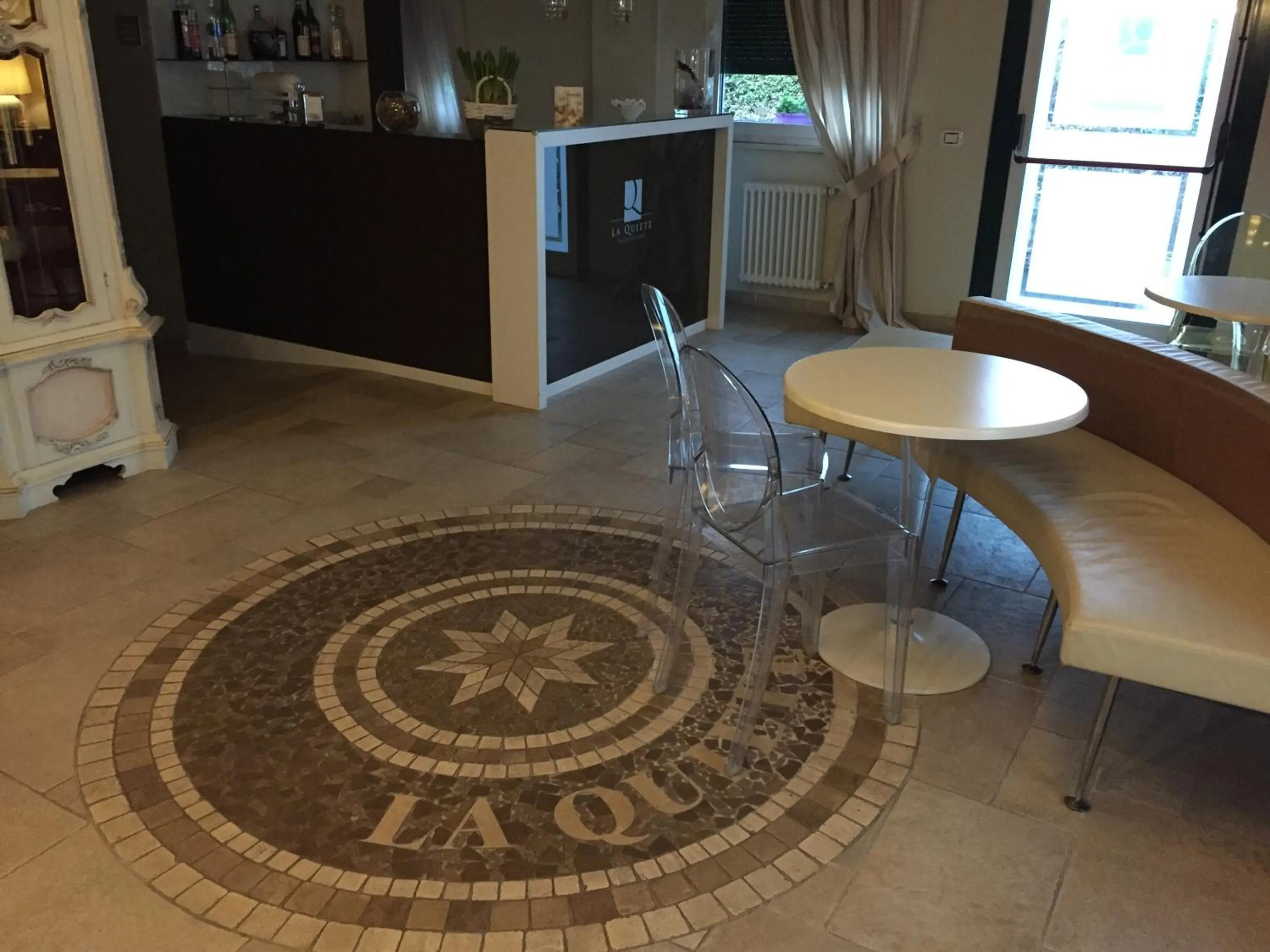 Decorative detail in Albergo La Quiete