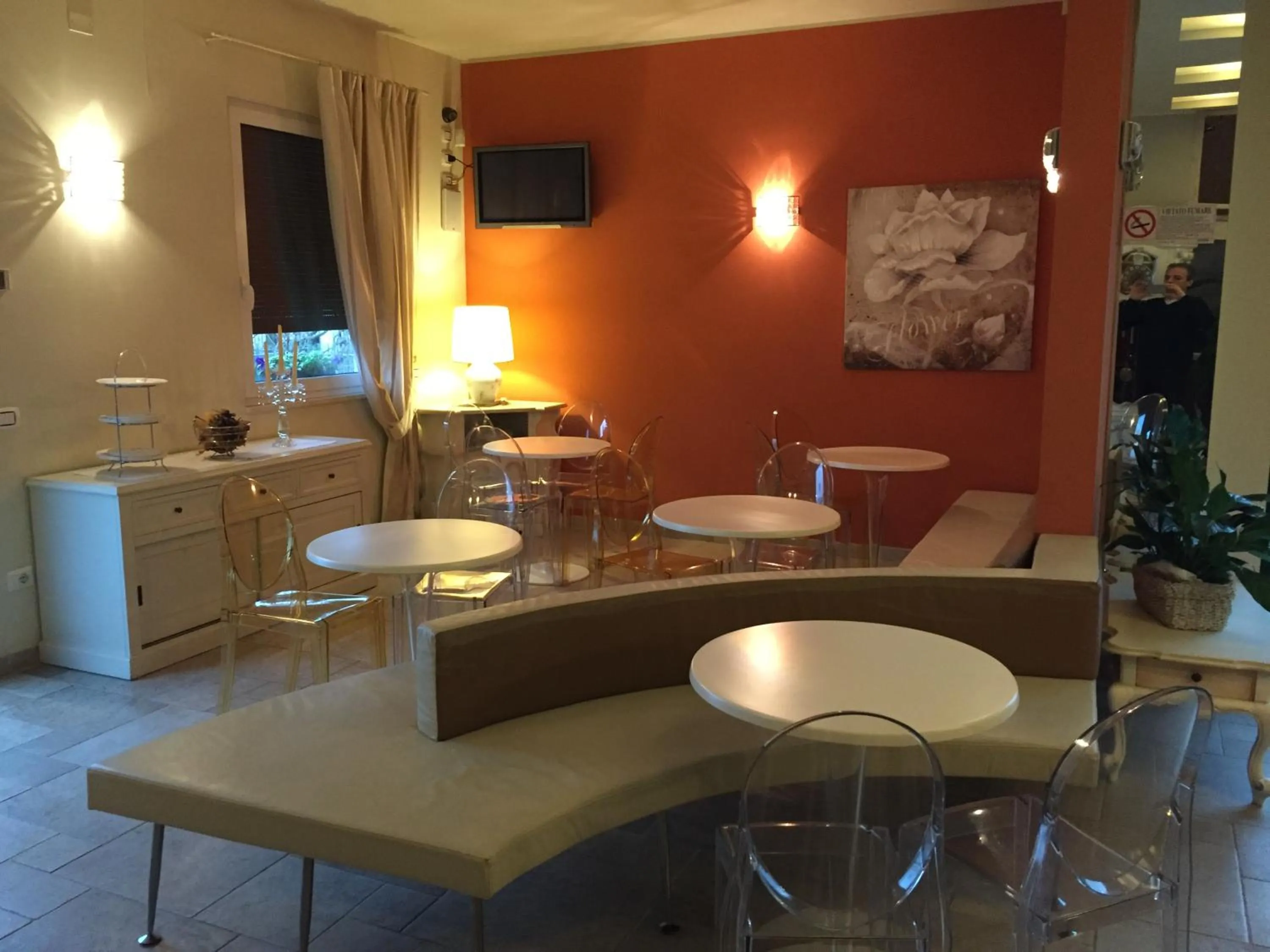 Decorative detail in Albergo La Quiete