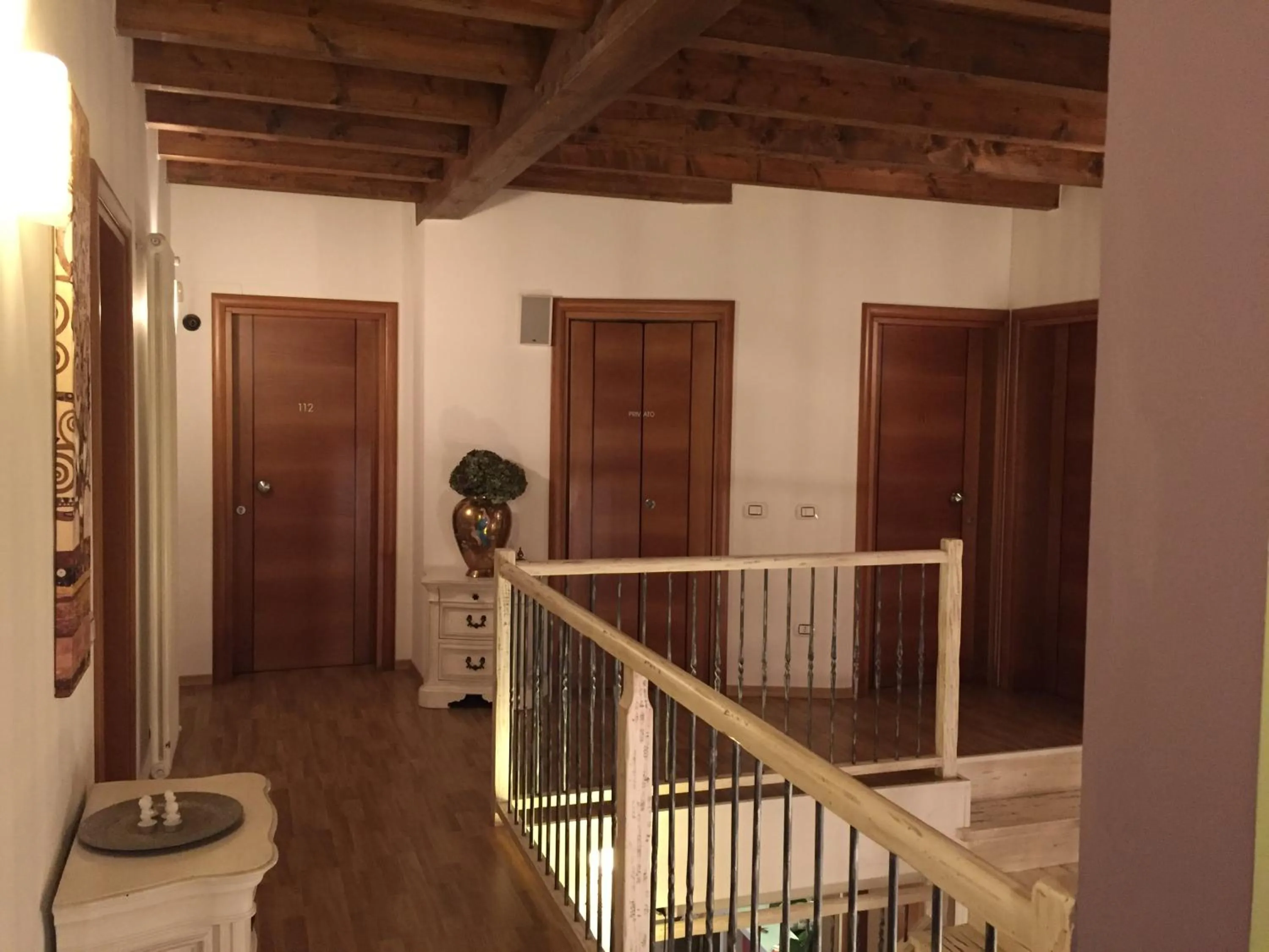 Decorative detail in Albergo La Quiete