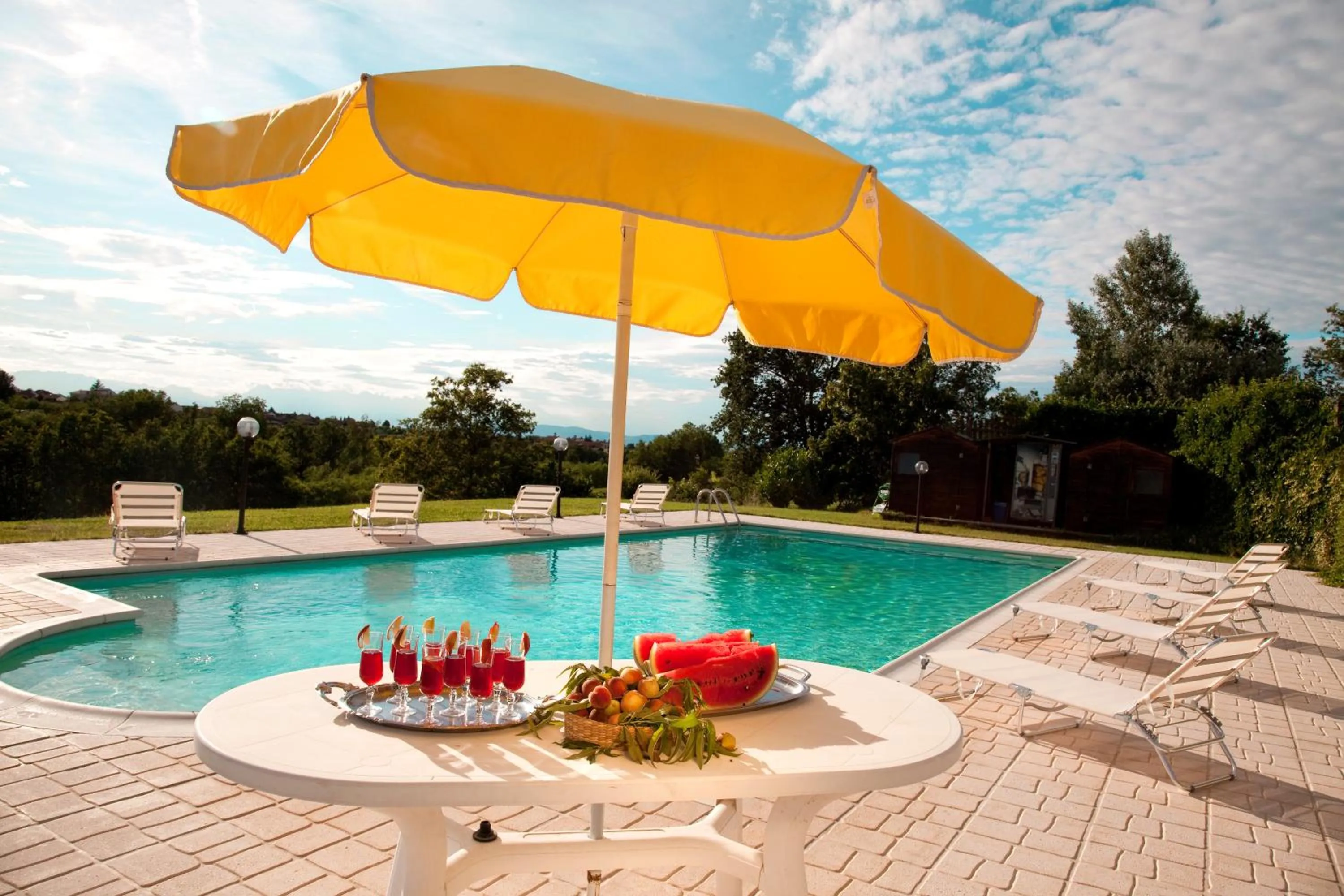 Patio in Cascina Papa Mora