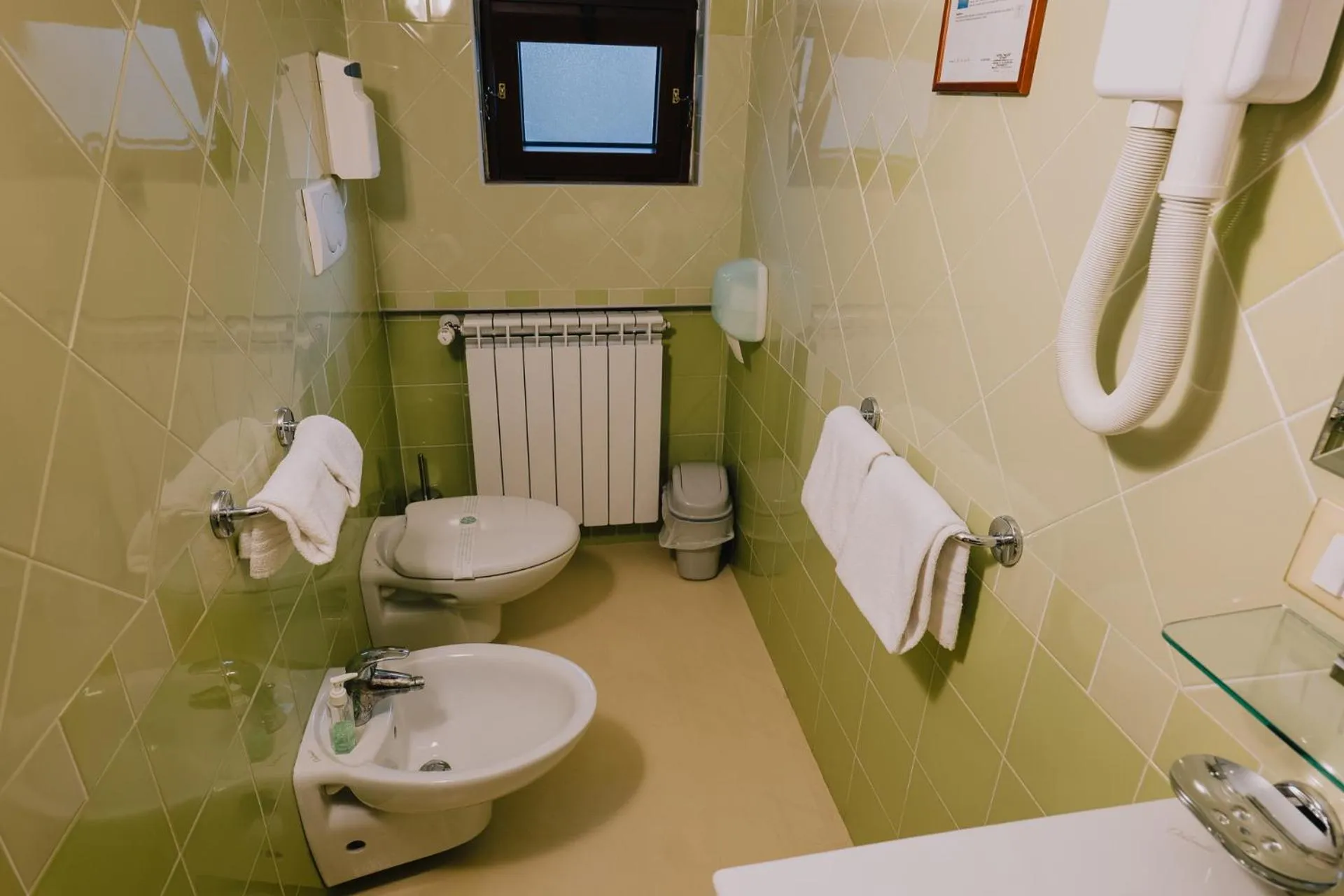 Shower in Hotel Nilde