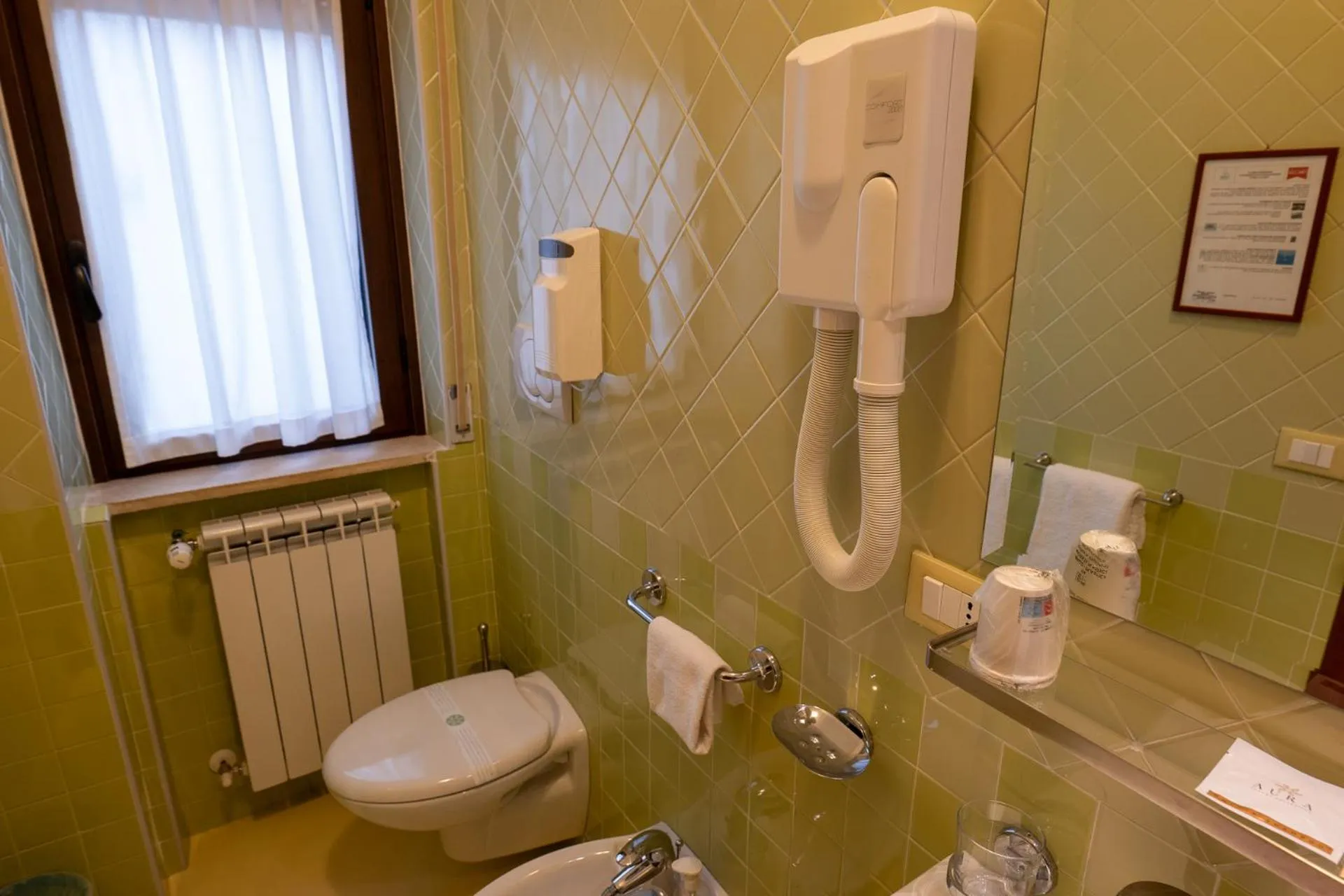 Toilet in Hotel Nilde