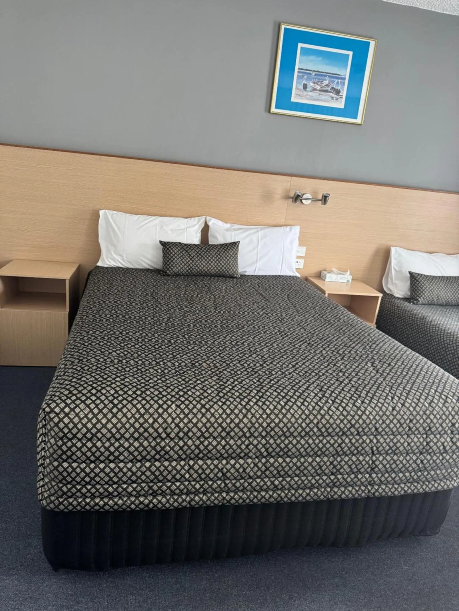 Bed in The Sands Motel Adelaide