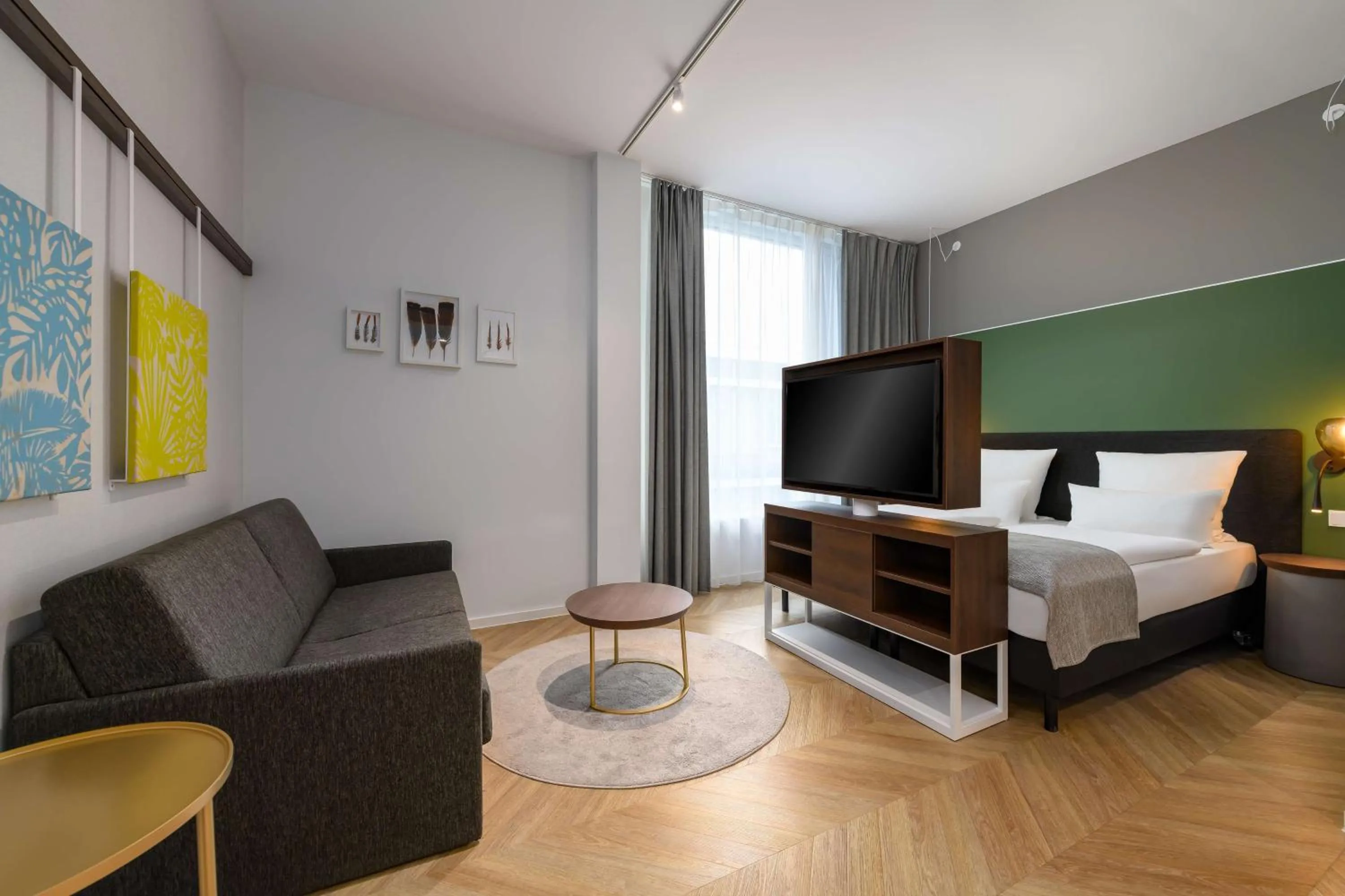 Bedroom, Bed in Flightgate Munich Airport Hotel, a member of Radisson Individuals