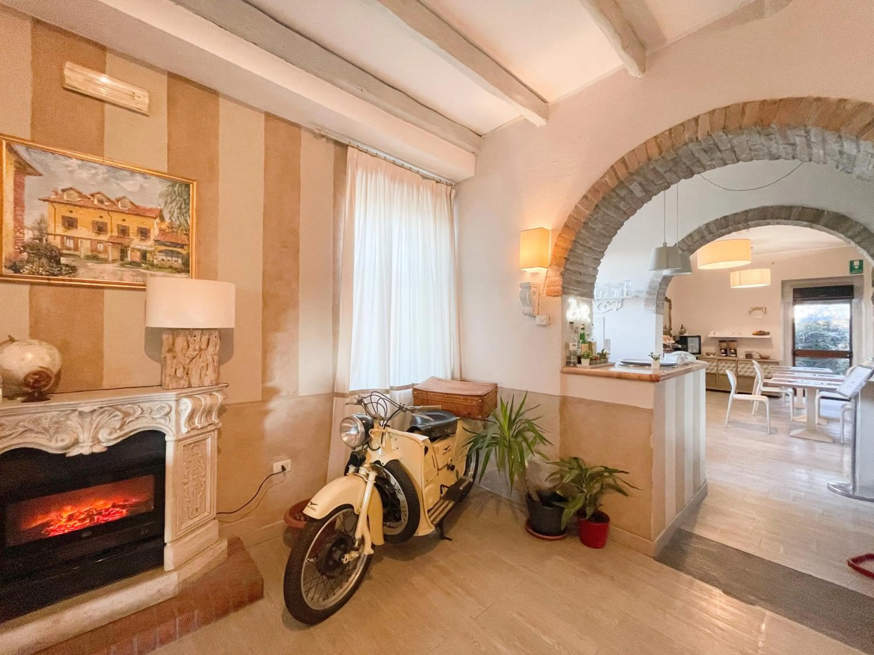 Seating area in La Bergamina Hotel & Restaurant