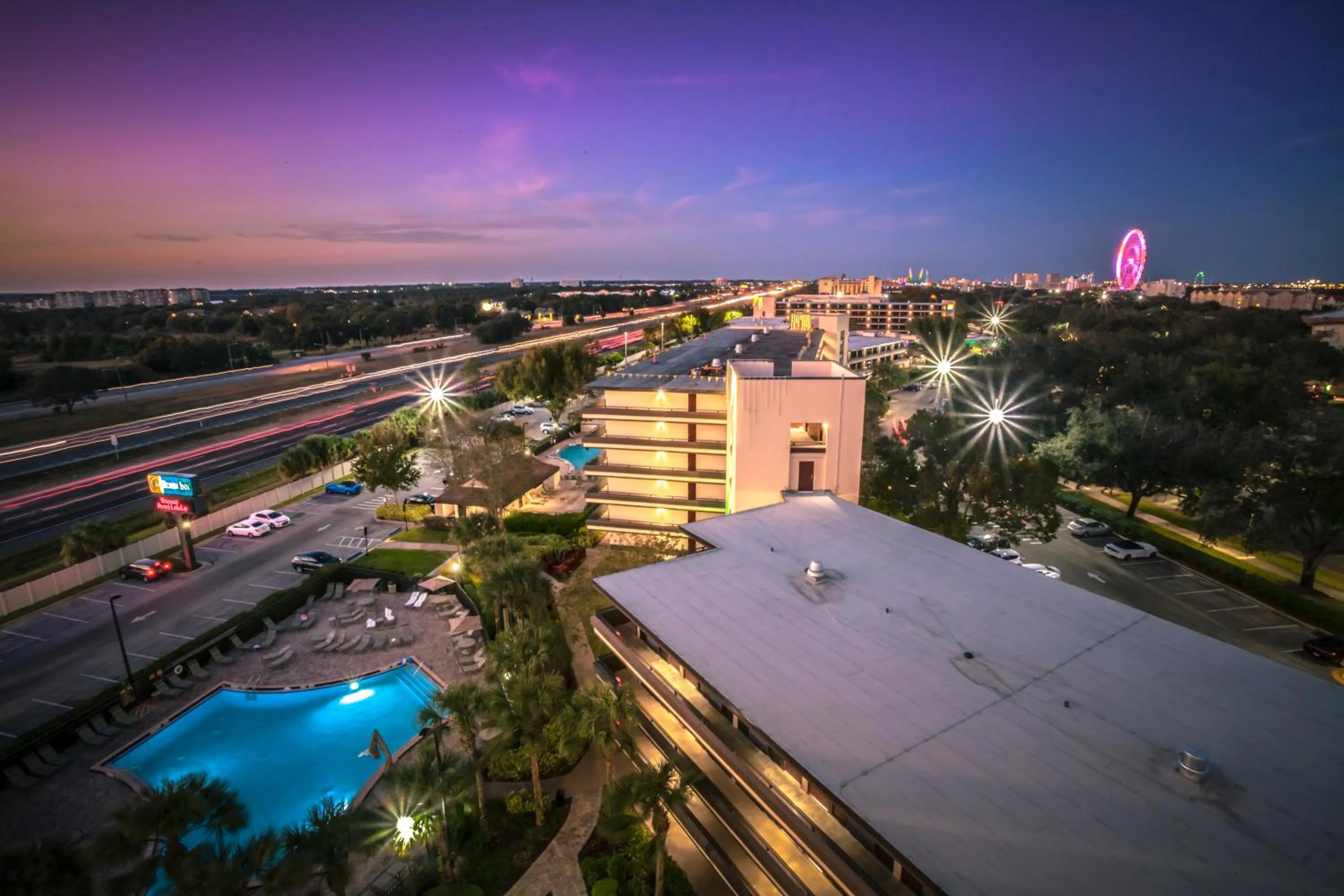 Bird's eye view in Rosen Inn at Pointe Orlando