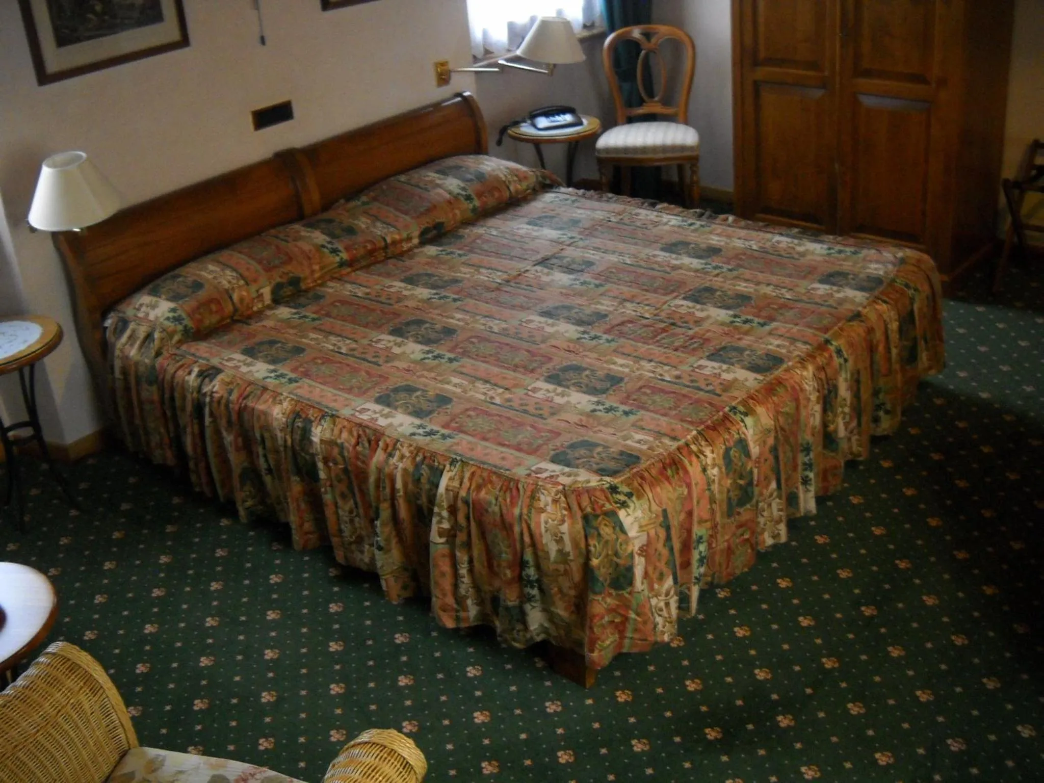 Bed in Hotel Faccioli