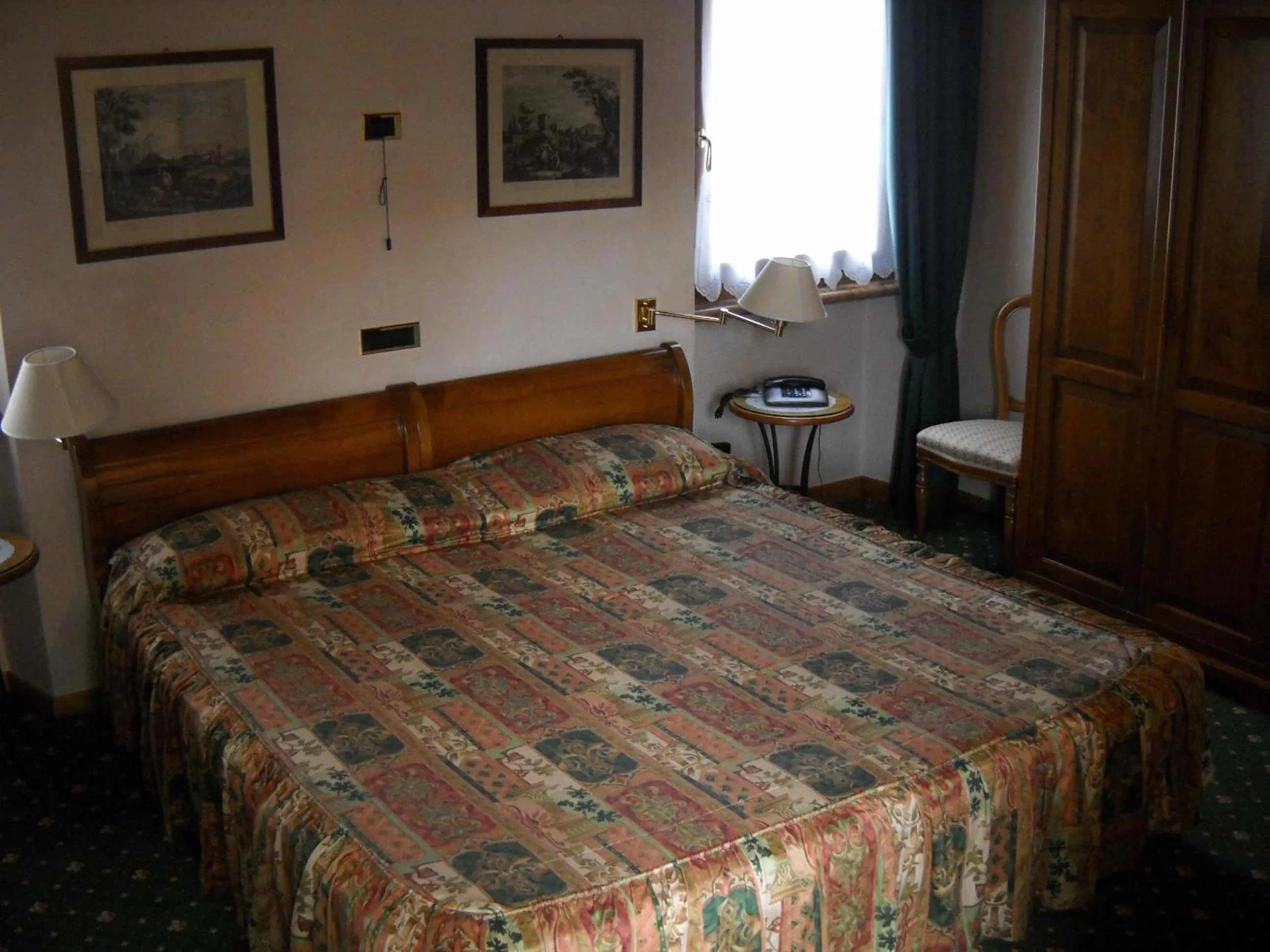 Bed in Hotel Faccioli