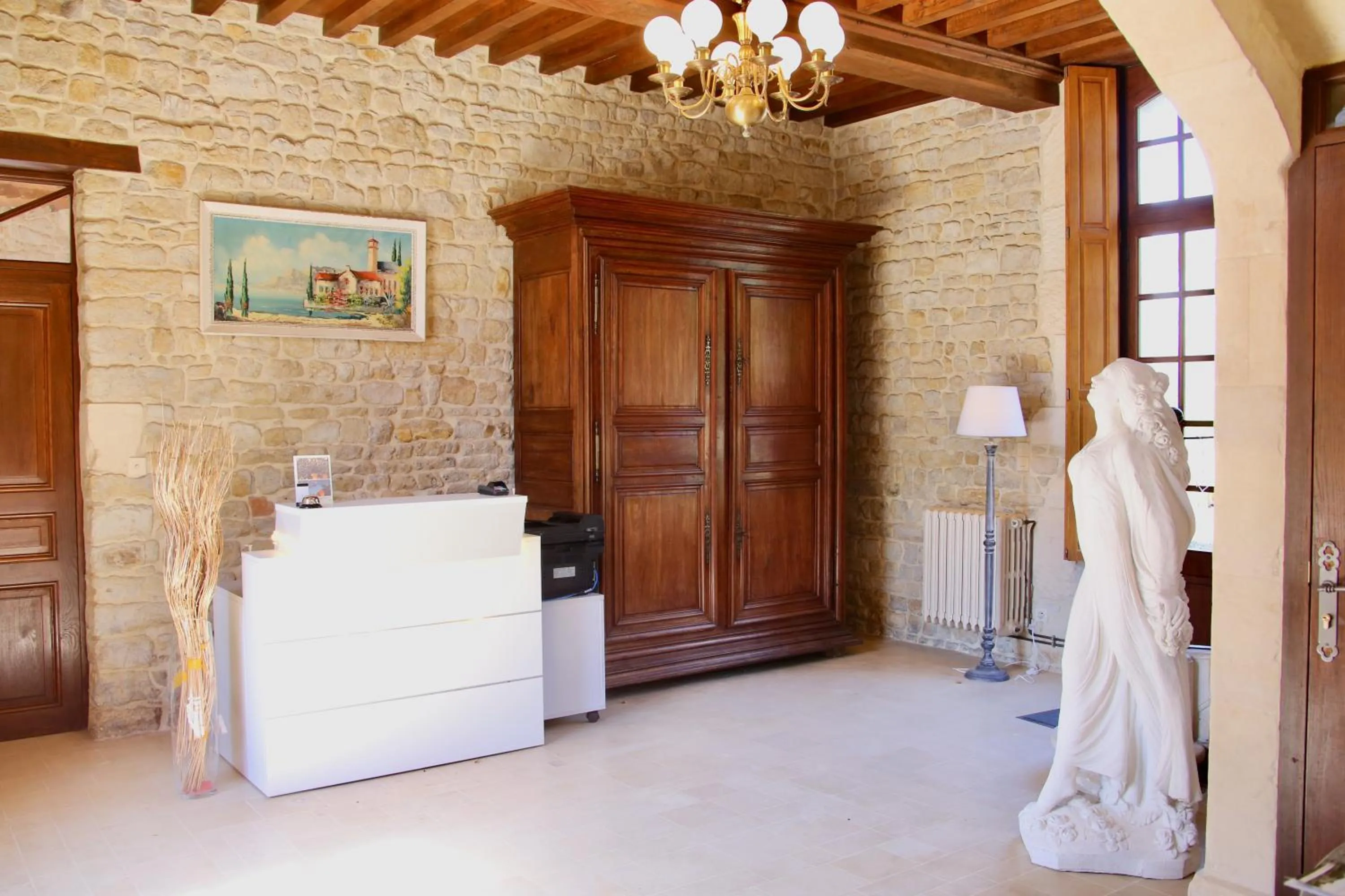 Lobby or reception in Château du Bû