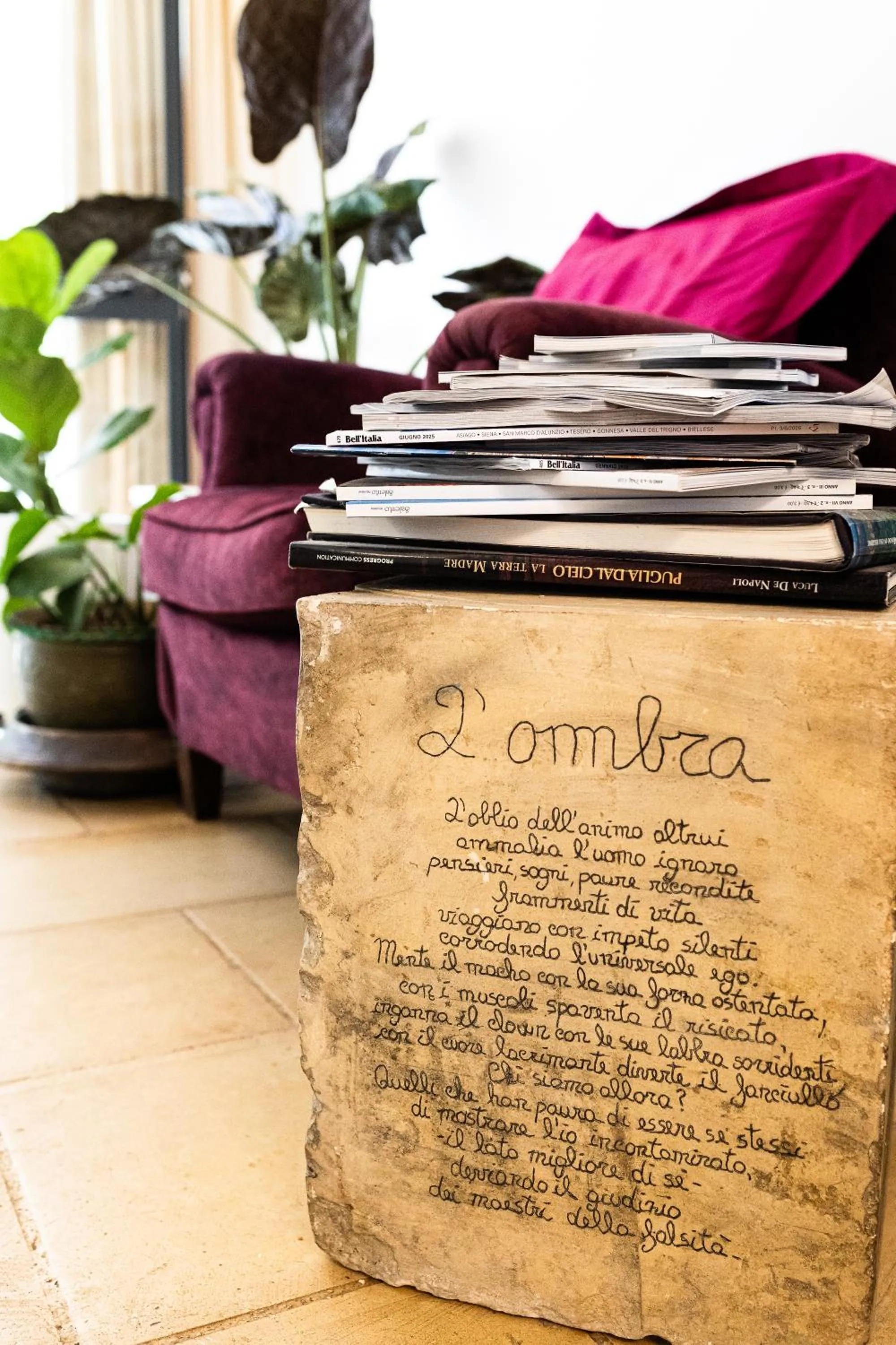 Decorative detail in B&B Don Alessandro