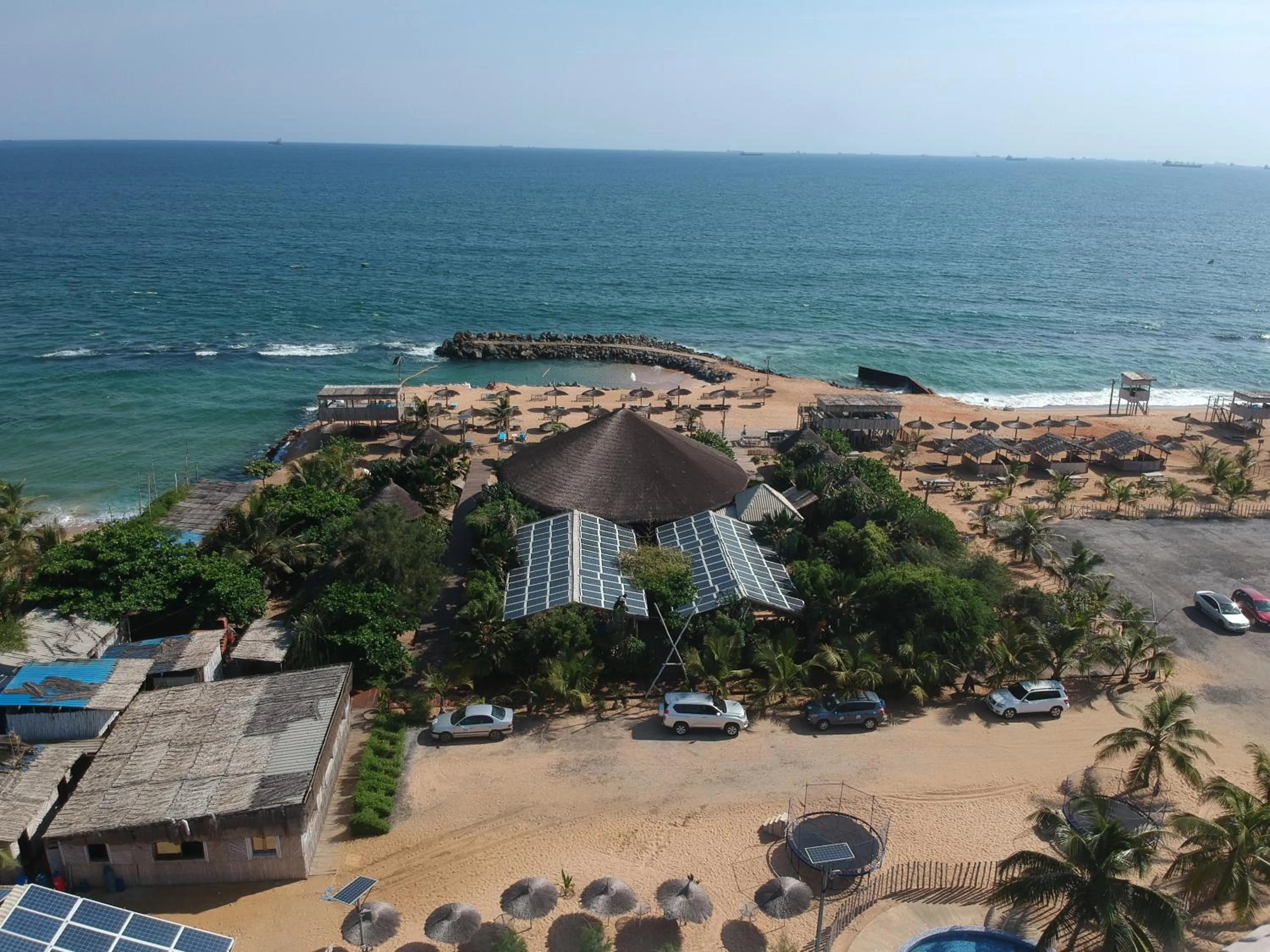 Bird's eye view in Marcelo Beach Club
