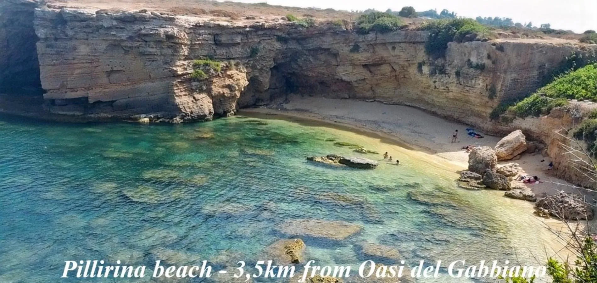 Natural landscape in Oasi Del Gabbiano