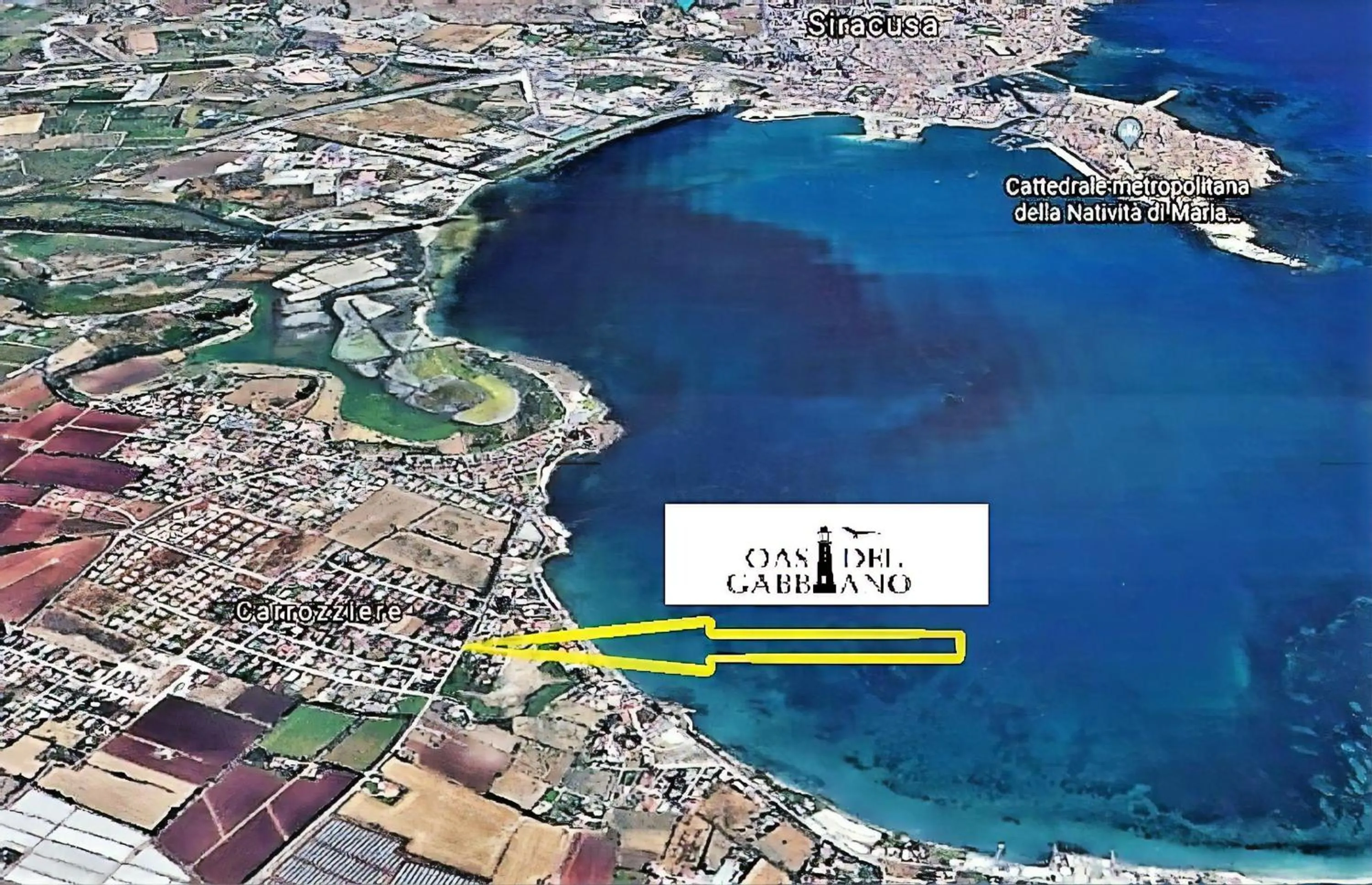 Nearby landmark in Oasi Del Gabbiano