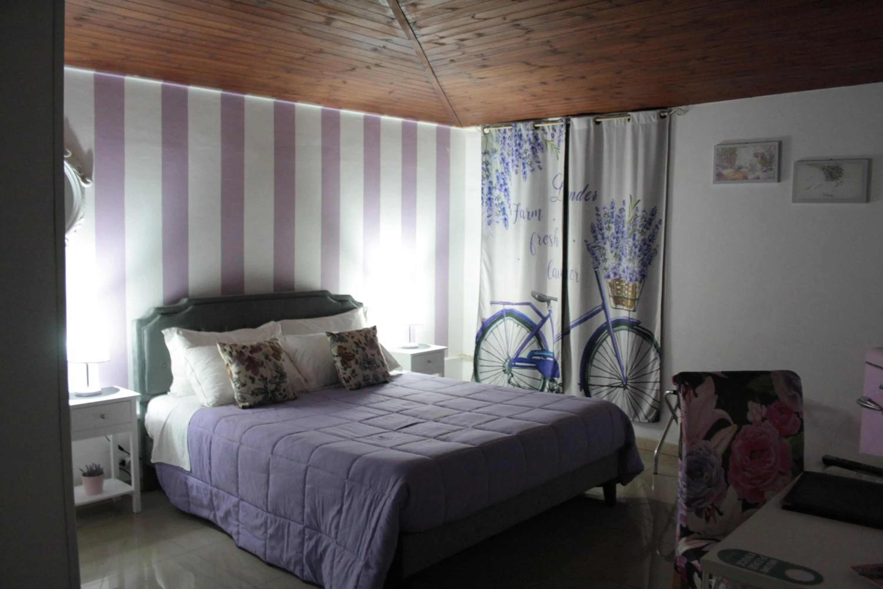 View (from property/room), Bed in Oasi Del Gabbiano