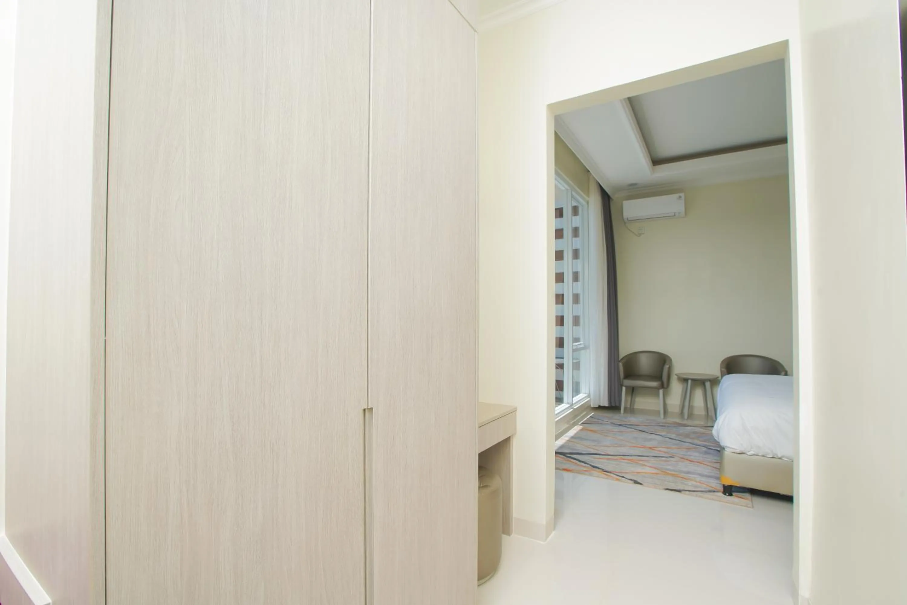 Bed in Nirvana Villas Puncak