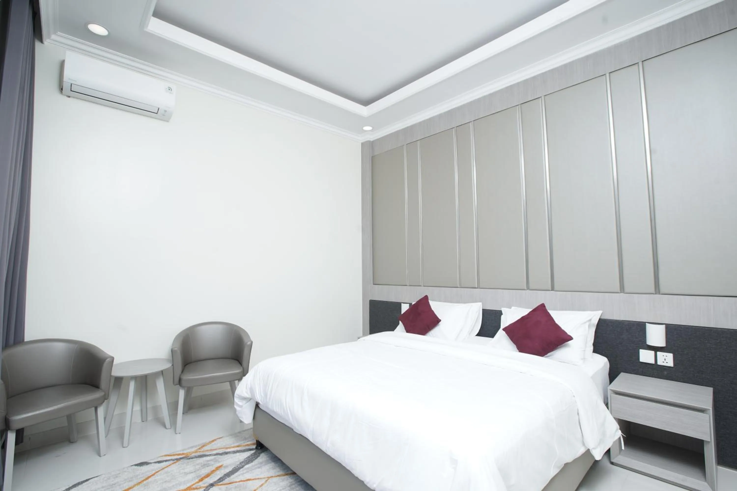 Bed in Nirvana Villas Puncak