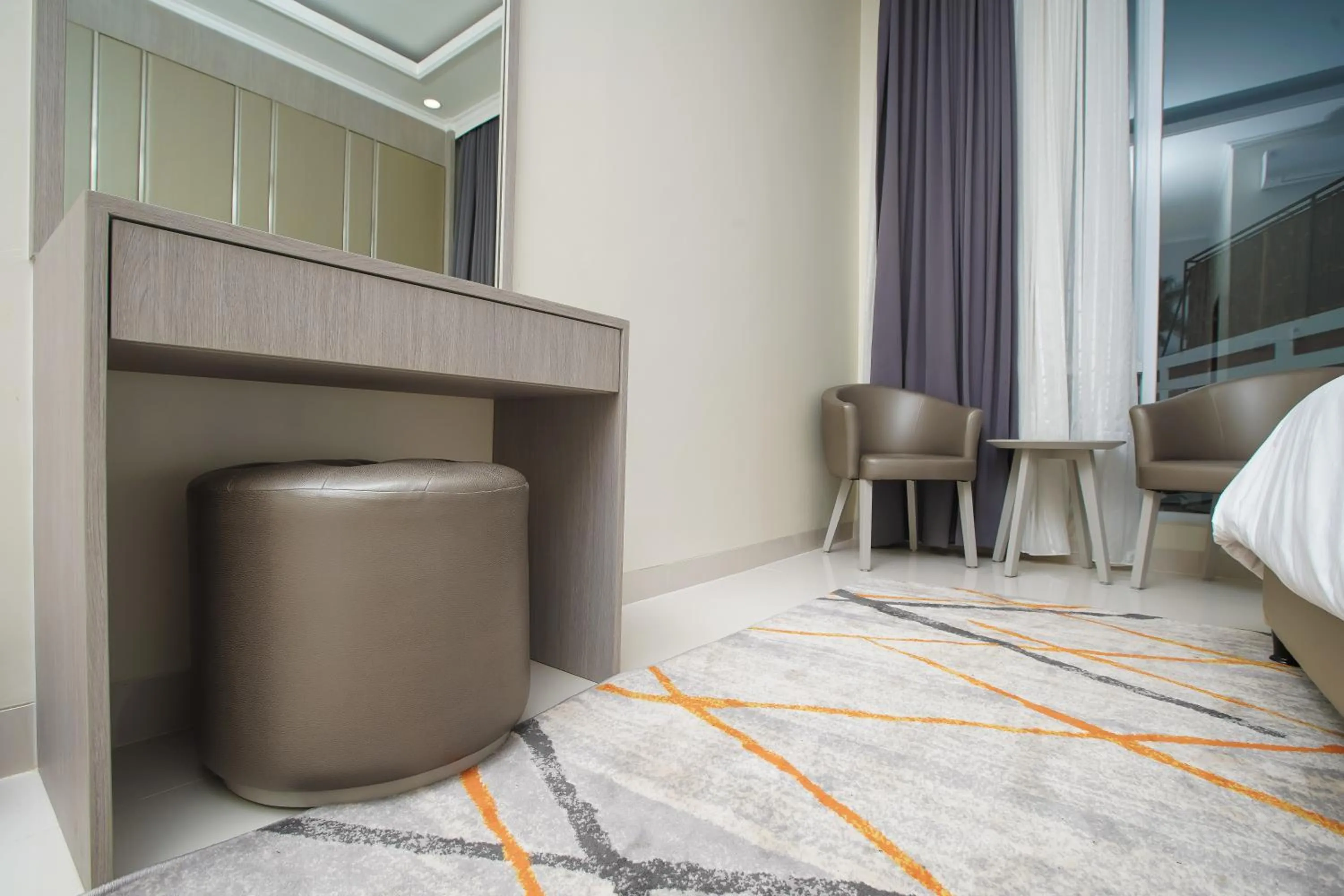 Bed in Nirvana Villas Puncak