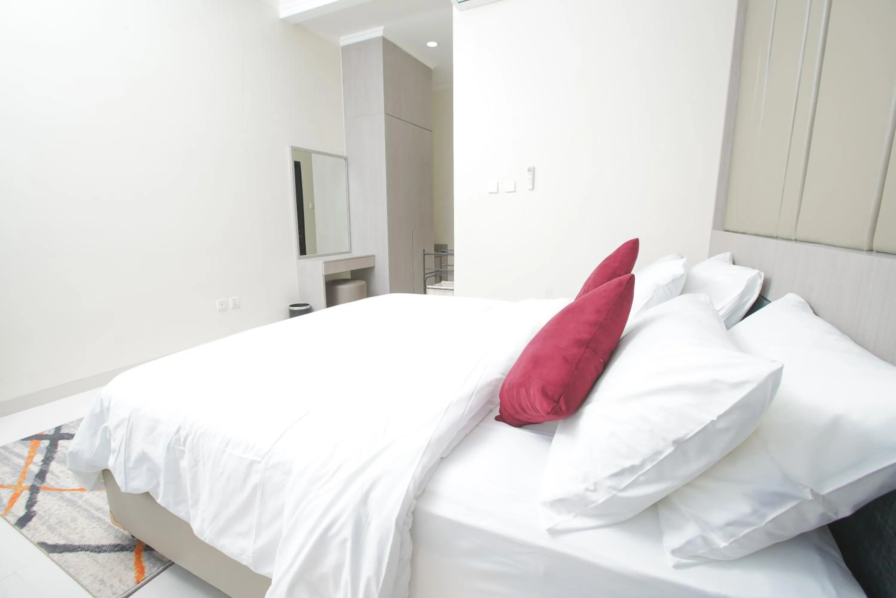 Bed in Nirvana Villas Puncak